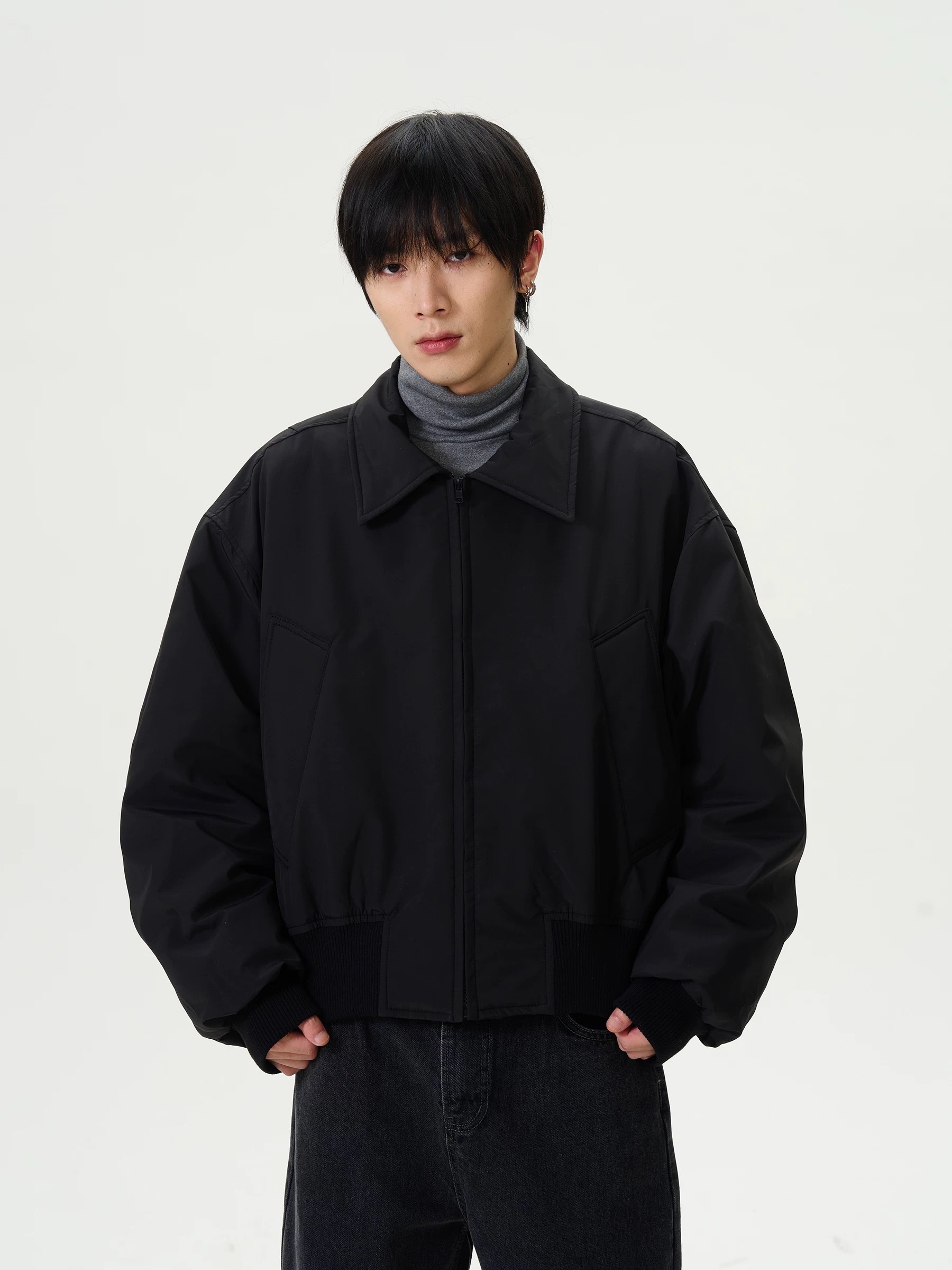 SIMPLEACTION 美式cleanfit飛行夾克外套