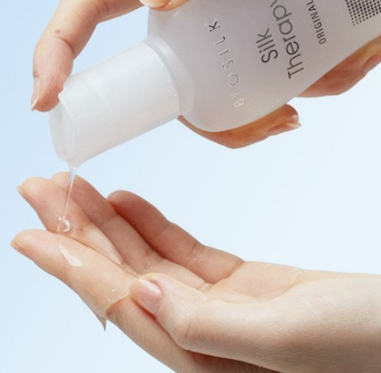 Biosilk Silk Therapy 絲蛋白原液護髮精華 130ml｜免沖洗 輕鬆修復毛躁分叉 捲髮直髮適用