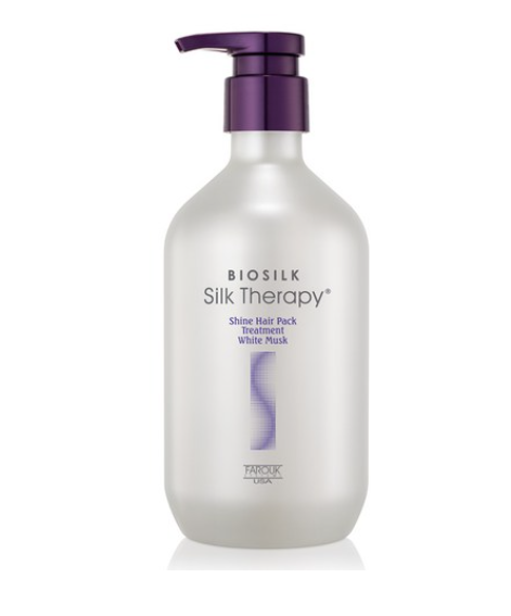 BIOSILK 絲柔護髮修護乳 | 白麝香香型 (White Musk) 500ml｜17種胺基酸 × 深層修復乾枯髮尾｜柔順亮澤 x 修復受損髮質 | 韓國熱賣