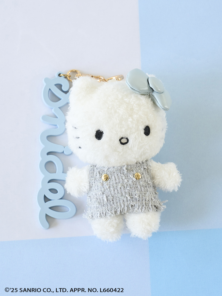 🇯🇵 SNIDEL X SANRIO 三麗鷗 HELLO KITTY 凱蒂貓 小香風 吊飾 鑰匙圈 字母配件 / 預購