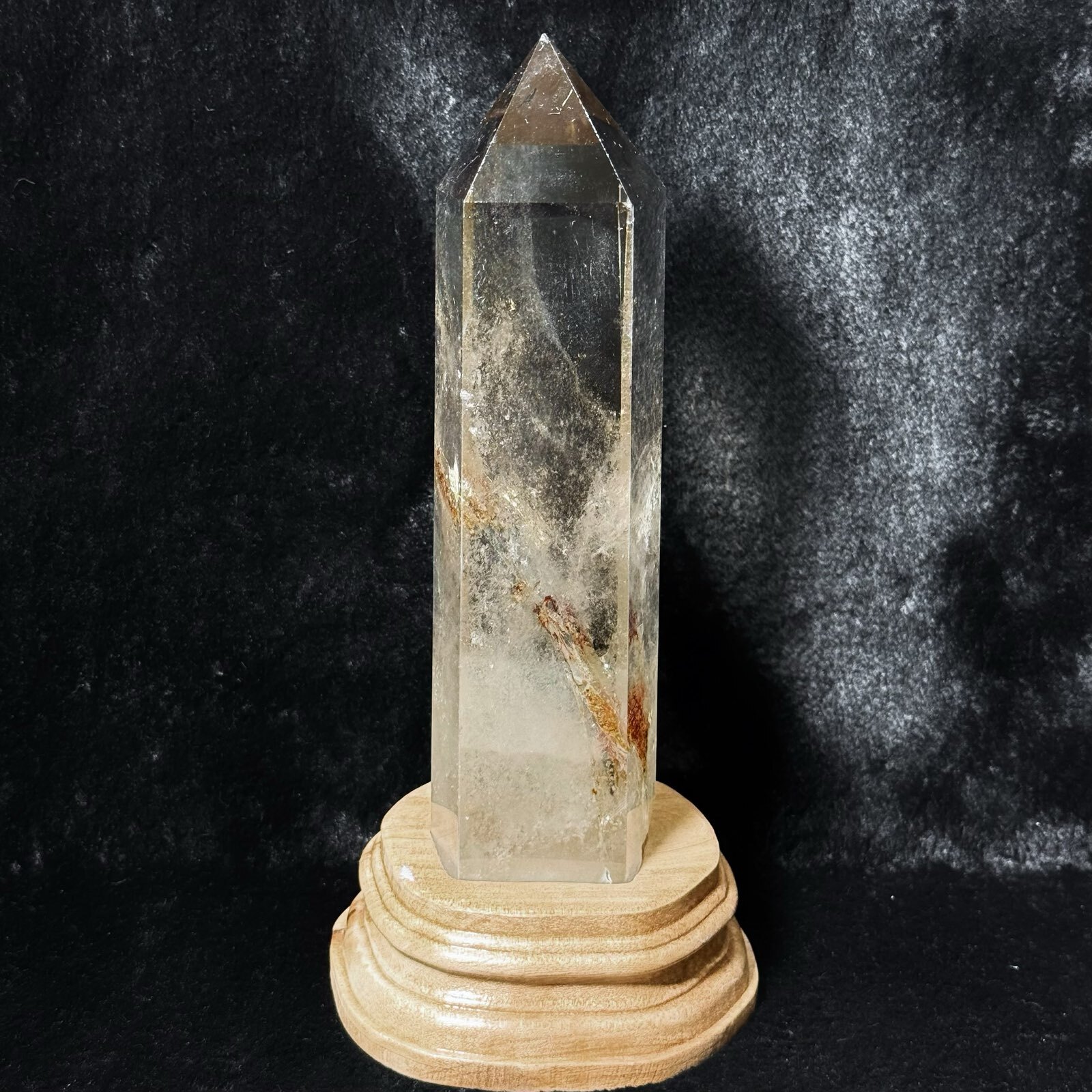 茶晶柱C 47x48x215mm