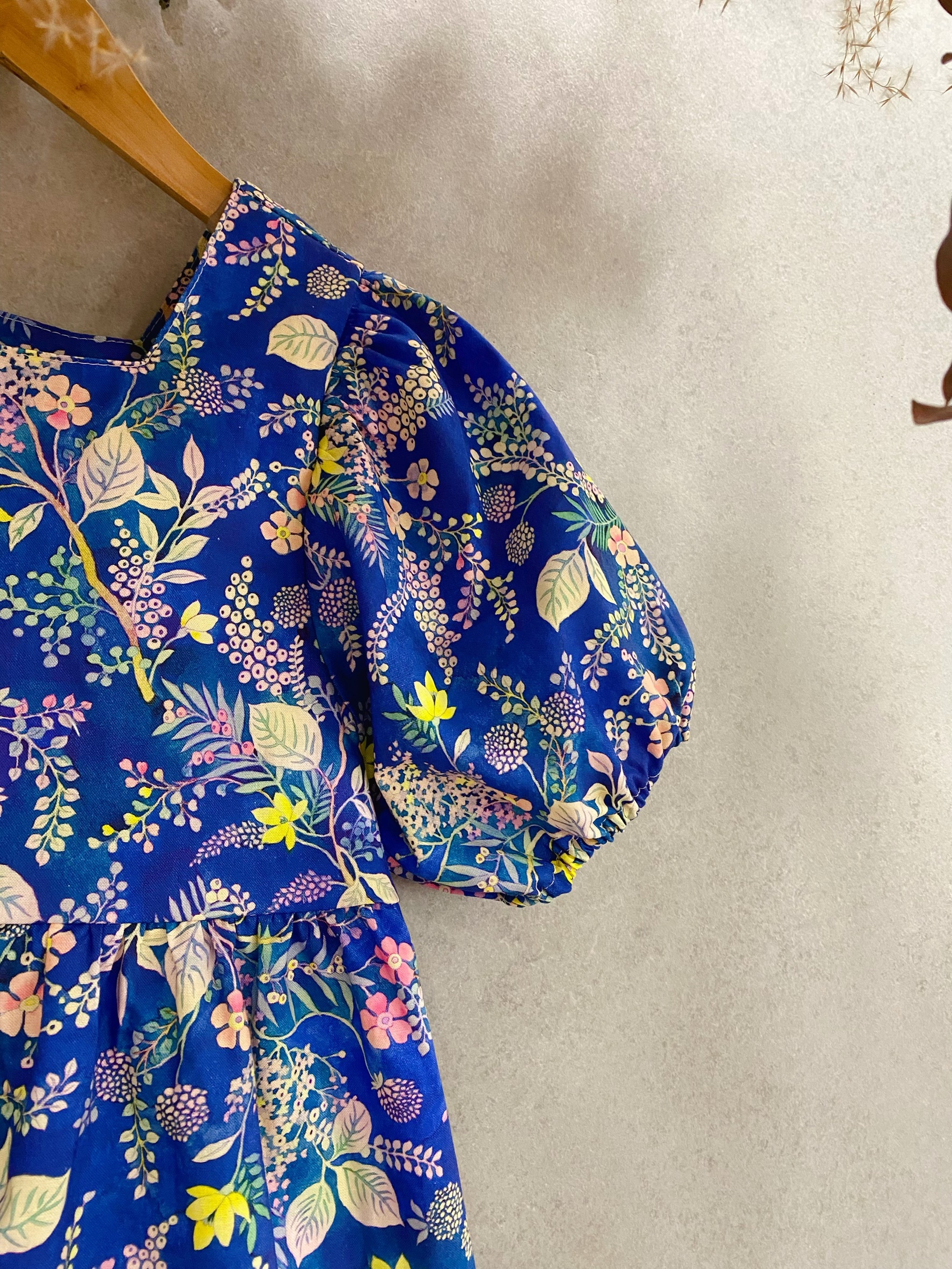 藍花草果實 方方公主魚尾長洋裝(120)