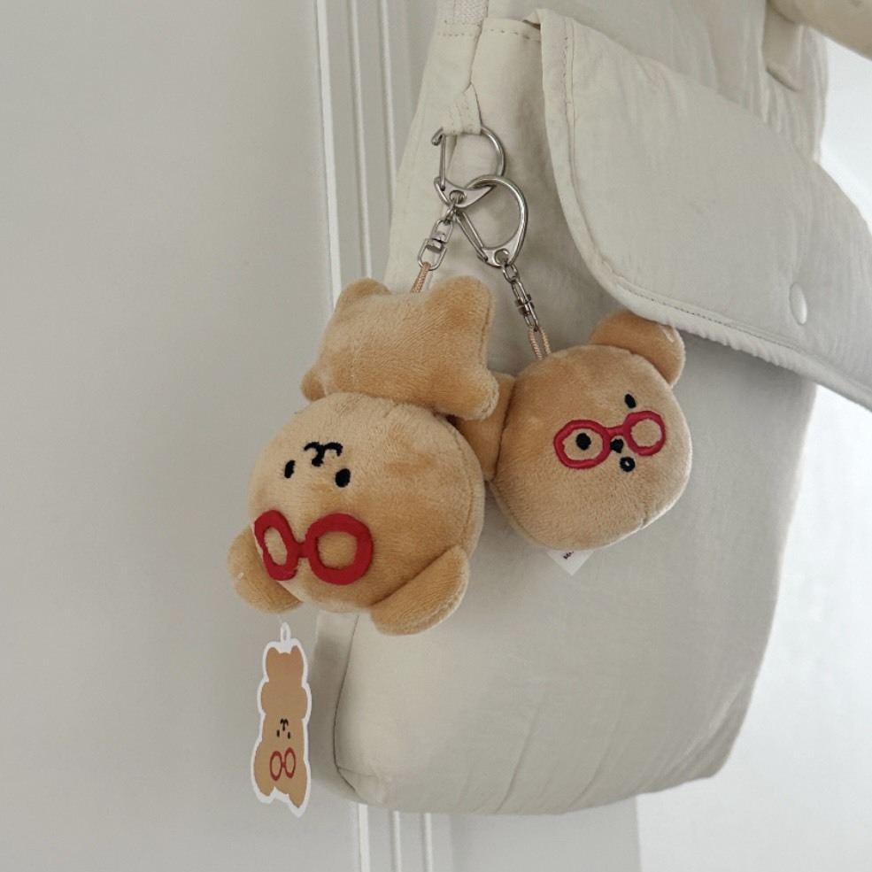 韓國 TETEUM FLOP BEBE 眼鏡熊吊飾