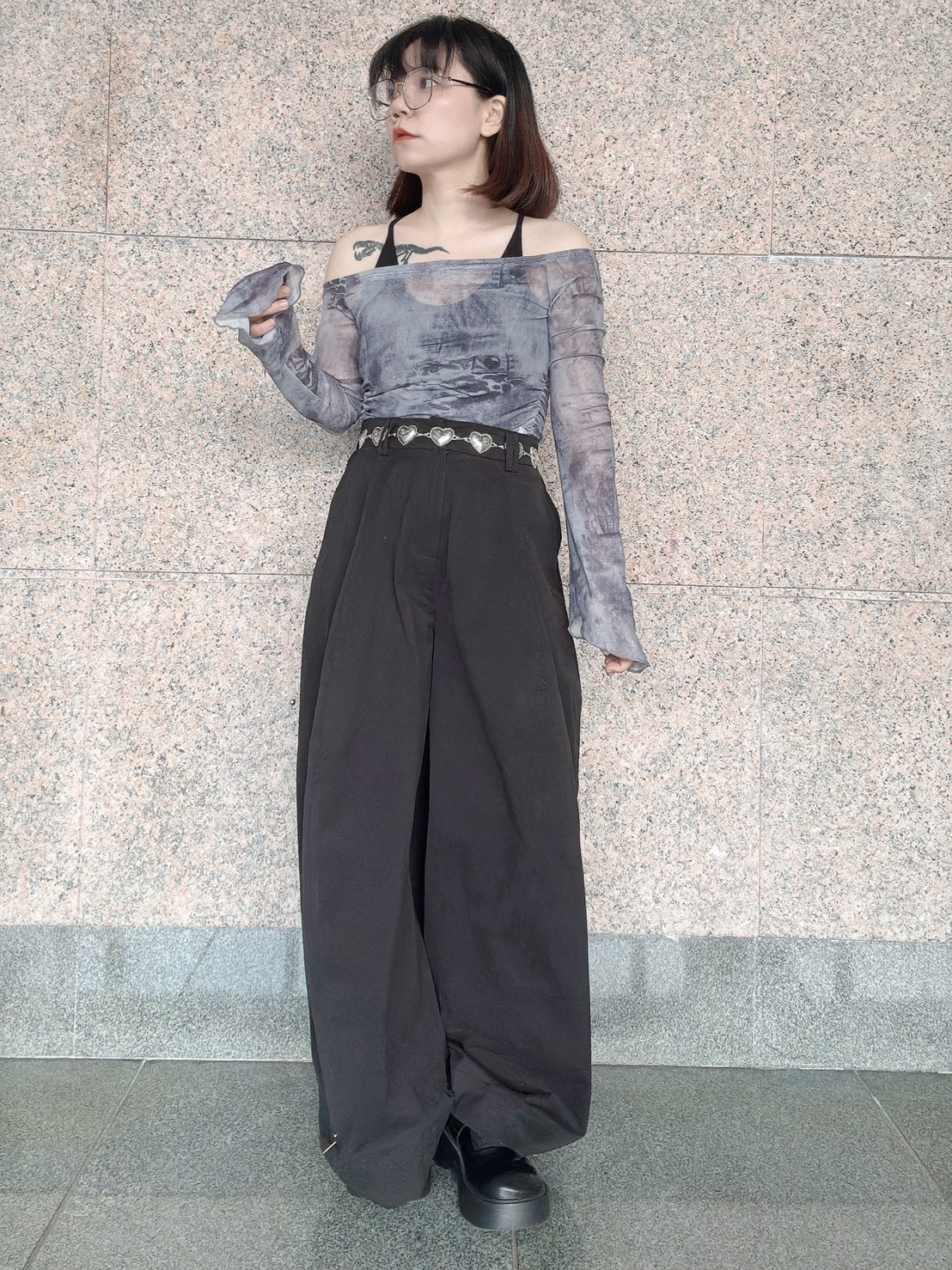 挺版修身氣球長褲