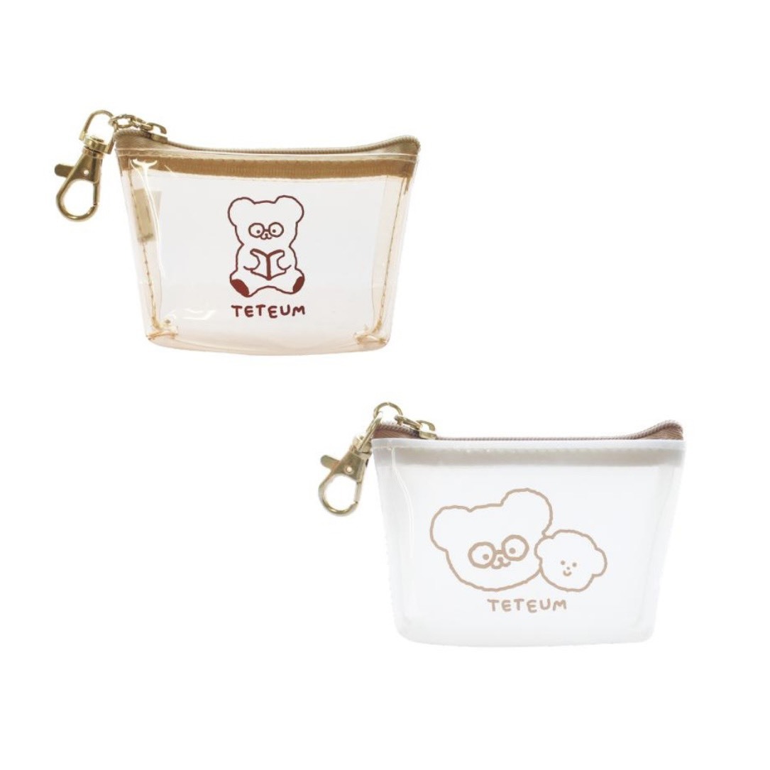 韓國 TETEUM FLOP BEBE 透明迷你袋 耳機包