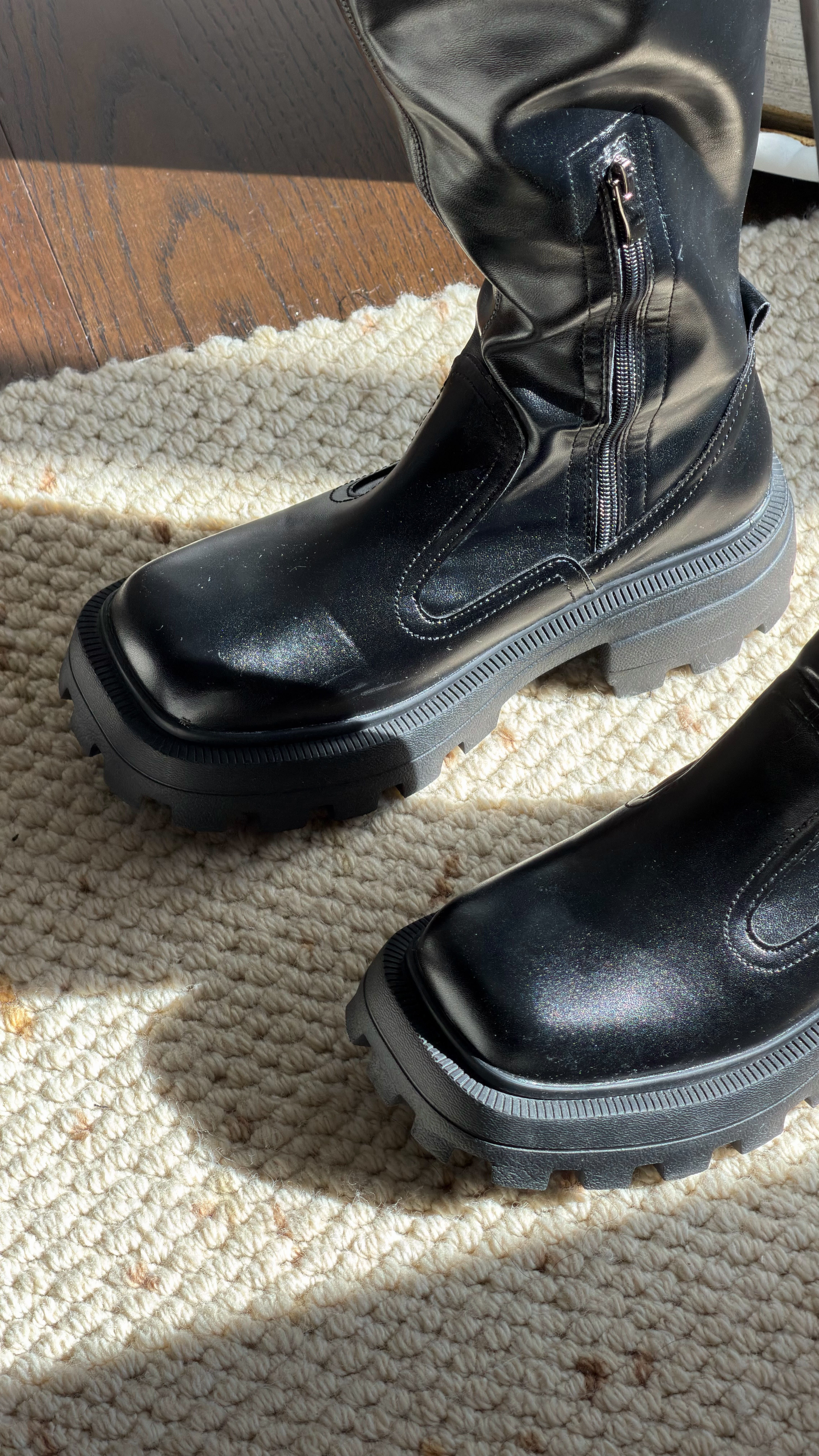 辣妹必收 瘦瘦厚底過膝靴（三版可選）