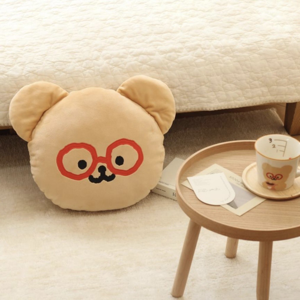 韓國 TETEUM FLOP BEBE 眼鏡熊 抱枕玩偶