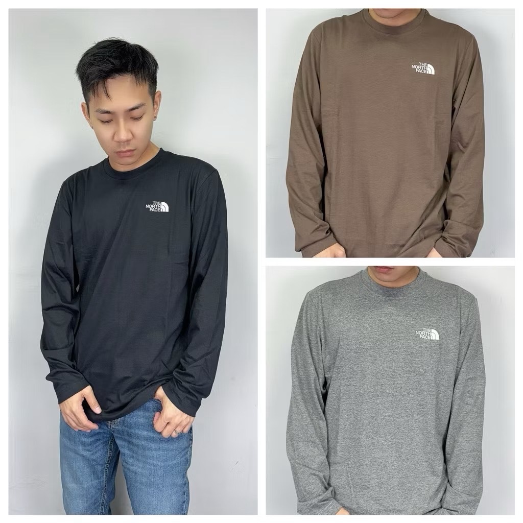 The North Face 北臉 電繡小Logo 薄長T 長袖上衣