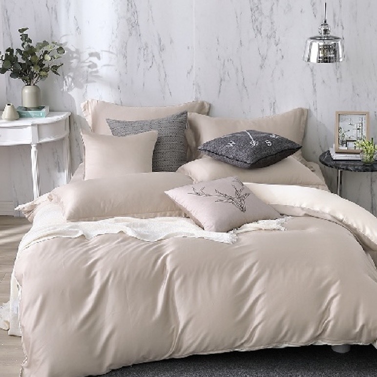 60支天絲兩用被 | 沙漠米 x 奶油黃