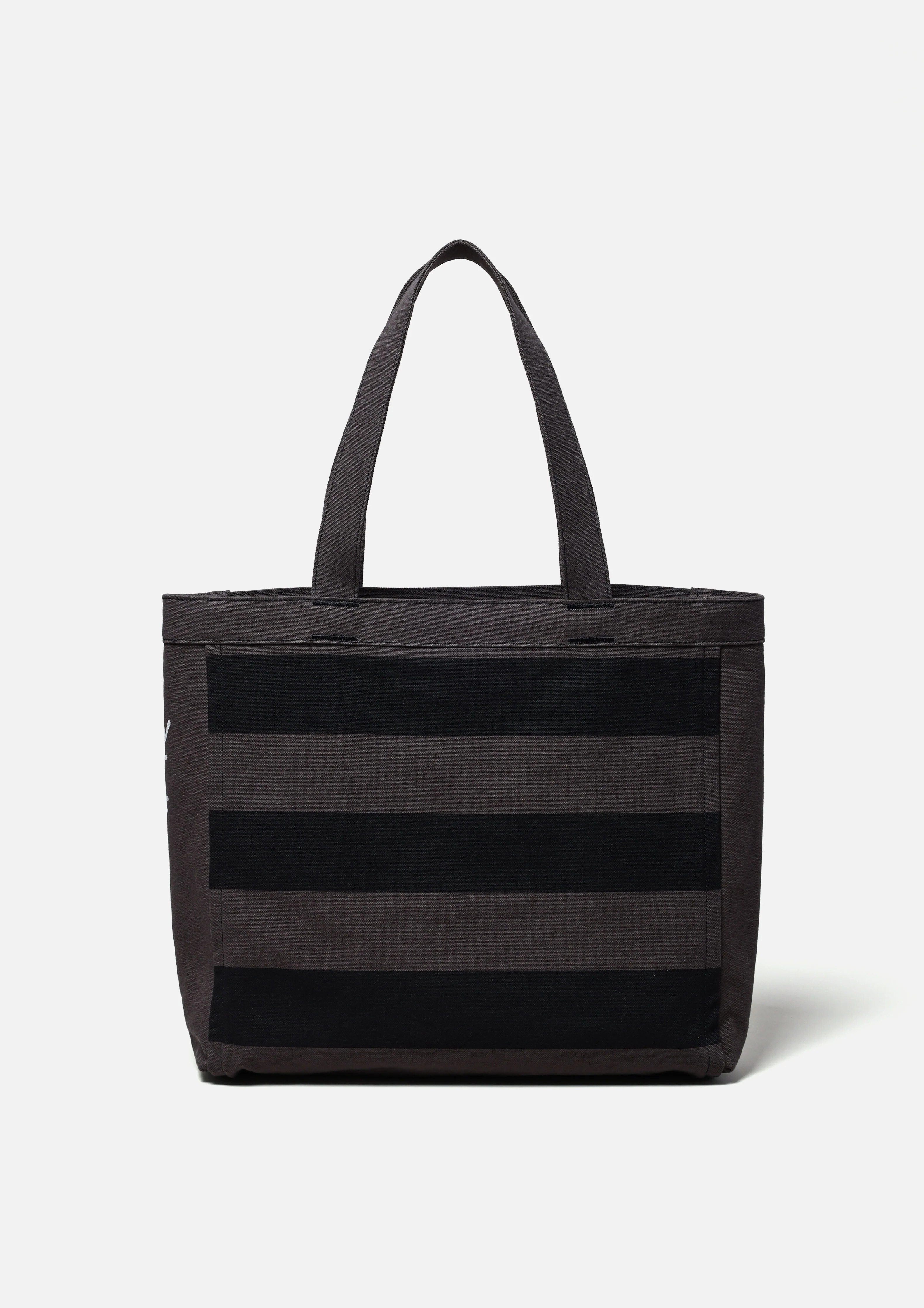 -(B010)-NEIGHBORHOOD  NH X AGNES B. . BORDER TOTE BAG 托特包 黑色-2527270N-CG01S