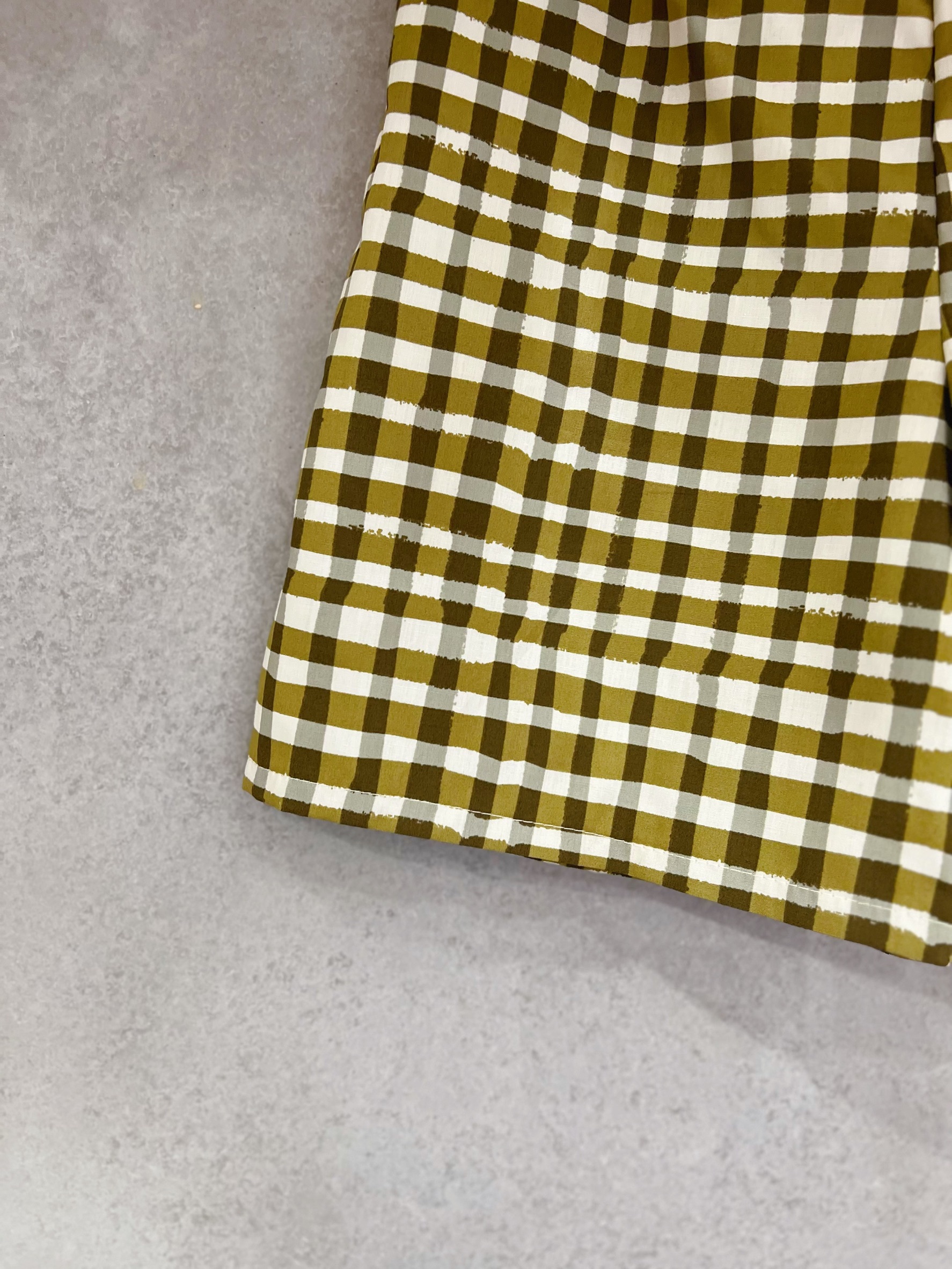 綠格子 短褲(130)