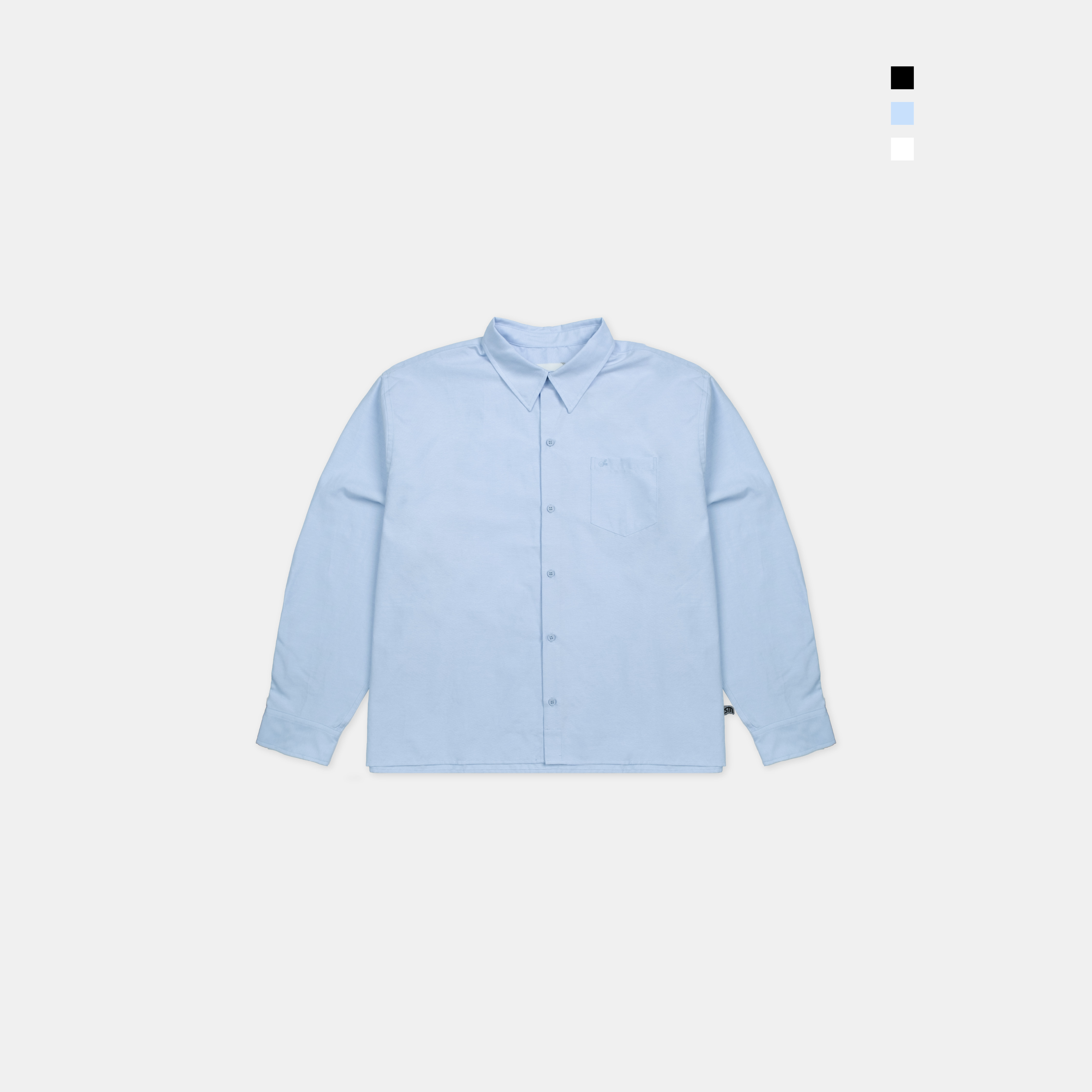 SIMON MADE TL-2510 "ARCHIVE" BOXY 短版 長袖 襯衫