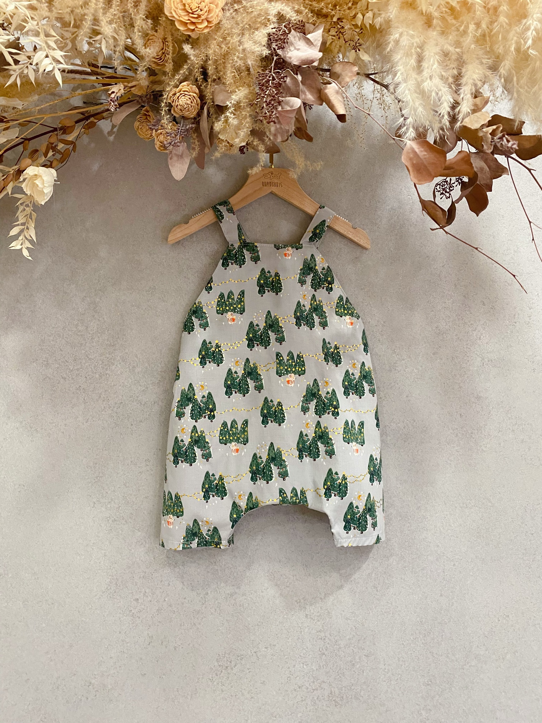 燙金森林 吊帶短褲(100)