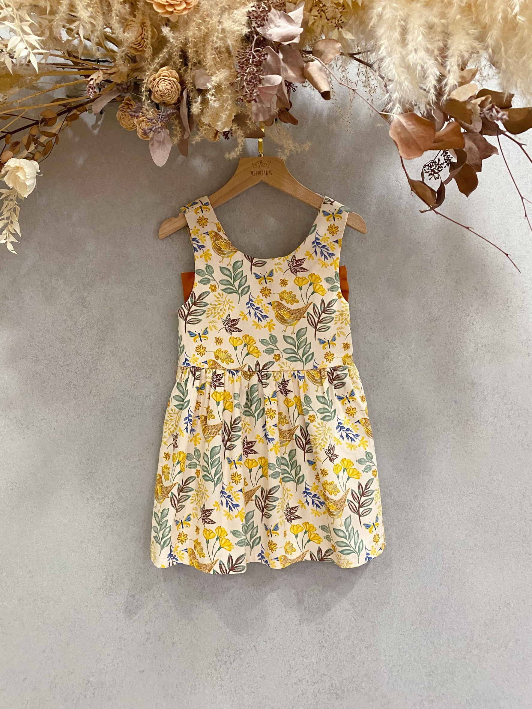 雀時 背蝴蝶結洋裝(110)