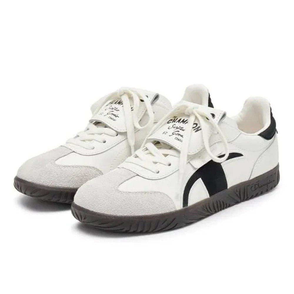 男款-Champ T-trainer經典T頭德訓鞋-淺米色/黑色 (U5CFCTM12U3）