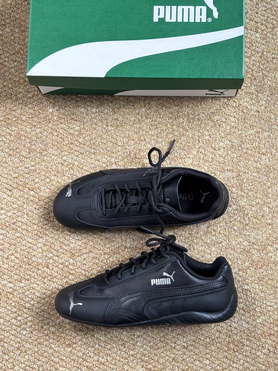 PUMA SPEEDCAT FEMME 黑銀 銀標 皮革 賽車鞋 復古 男女鞋 405835-02 / 預購