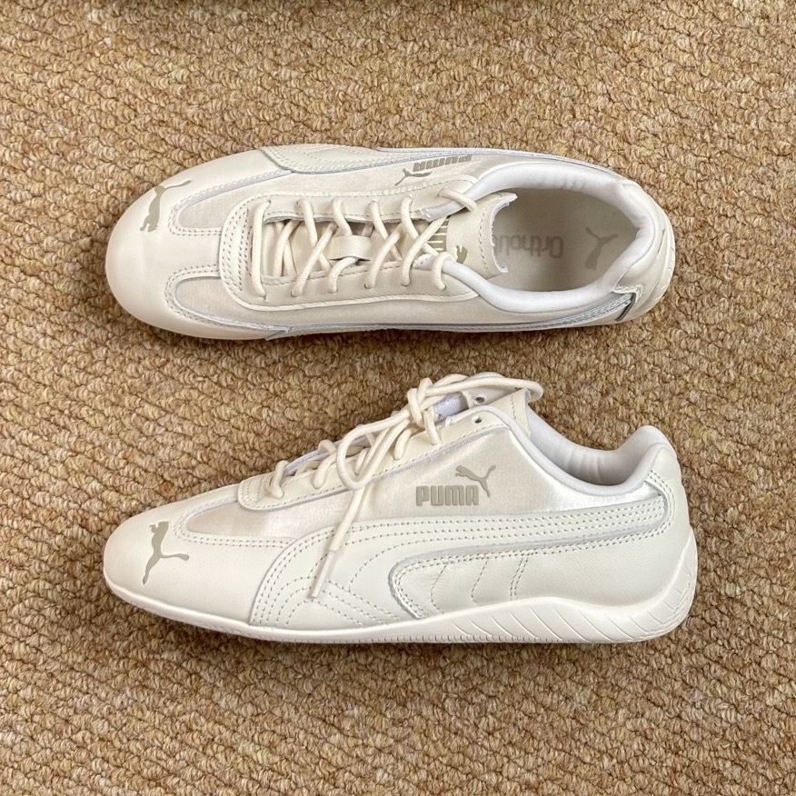 PUMA SPEEDCAT FEMME 奶油香檳銀 皮革 賽車鞋 復古 男女鞋 405835-01 / 預購