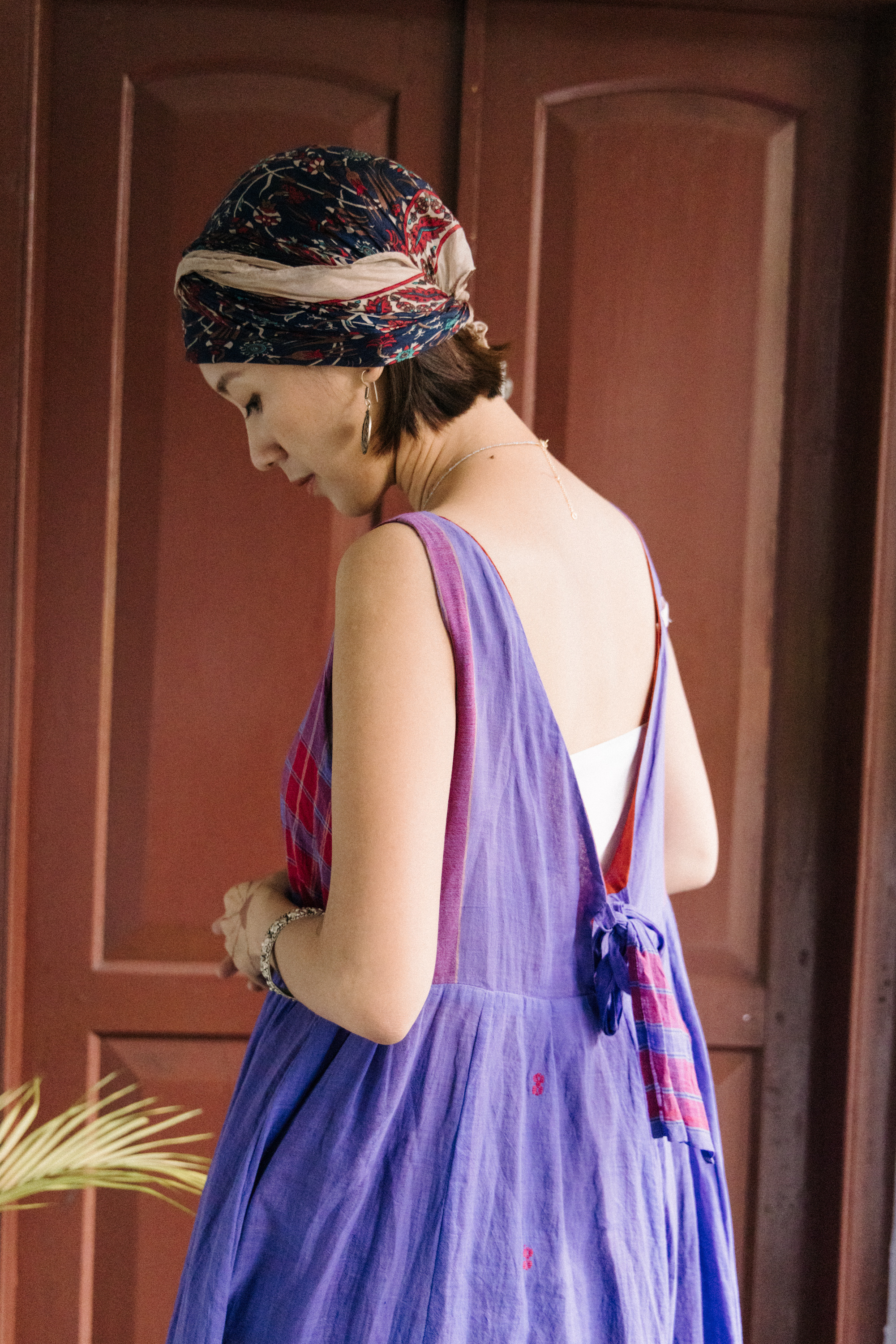 印度回收再造絲巾/頭巾