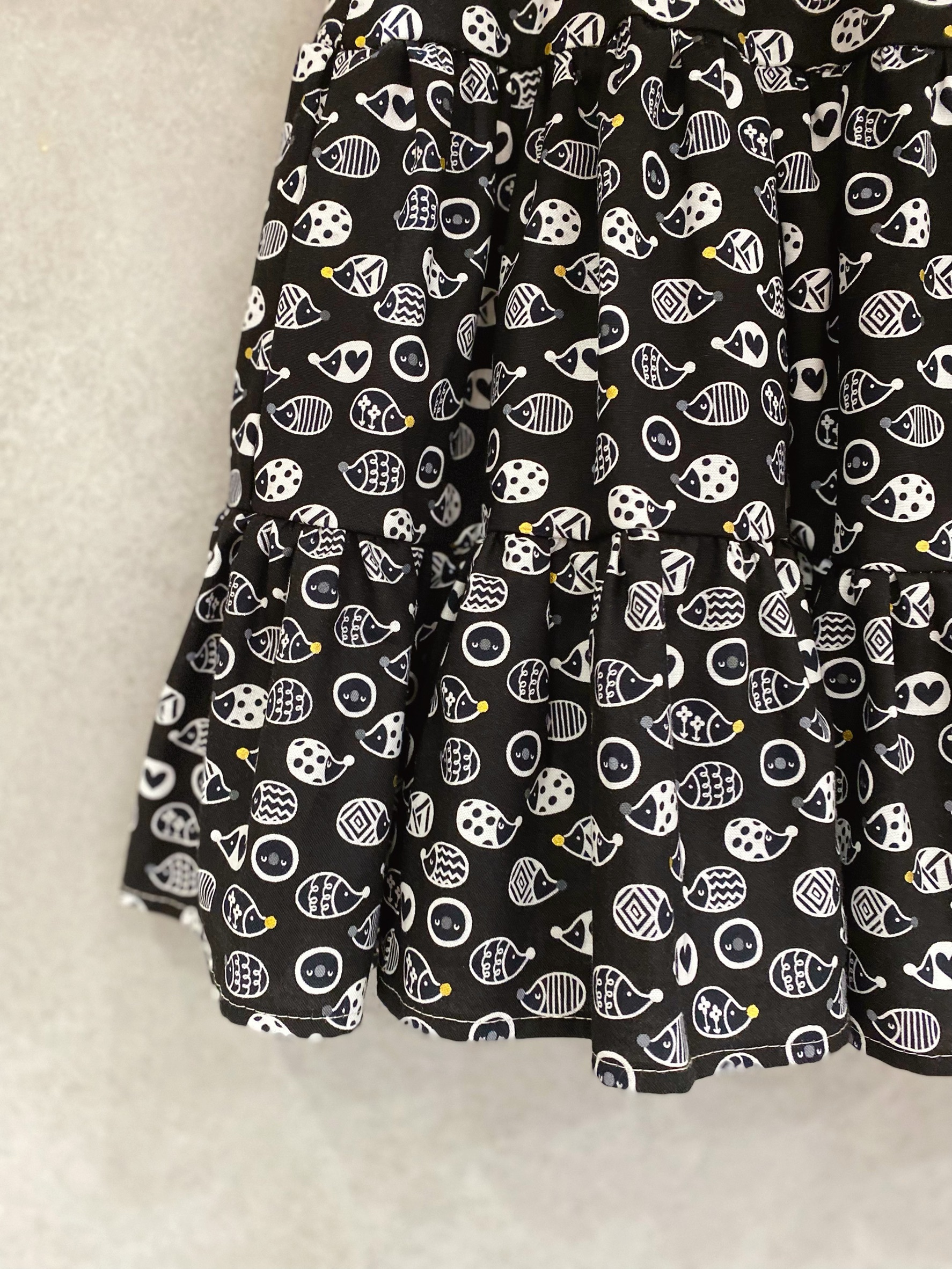 燙金刺蝟 蛋糕長裙(100)