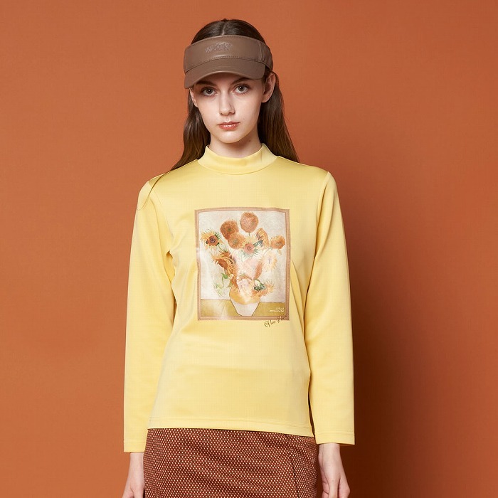 女士-VIVA ART長袖小高領