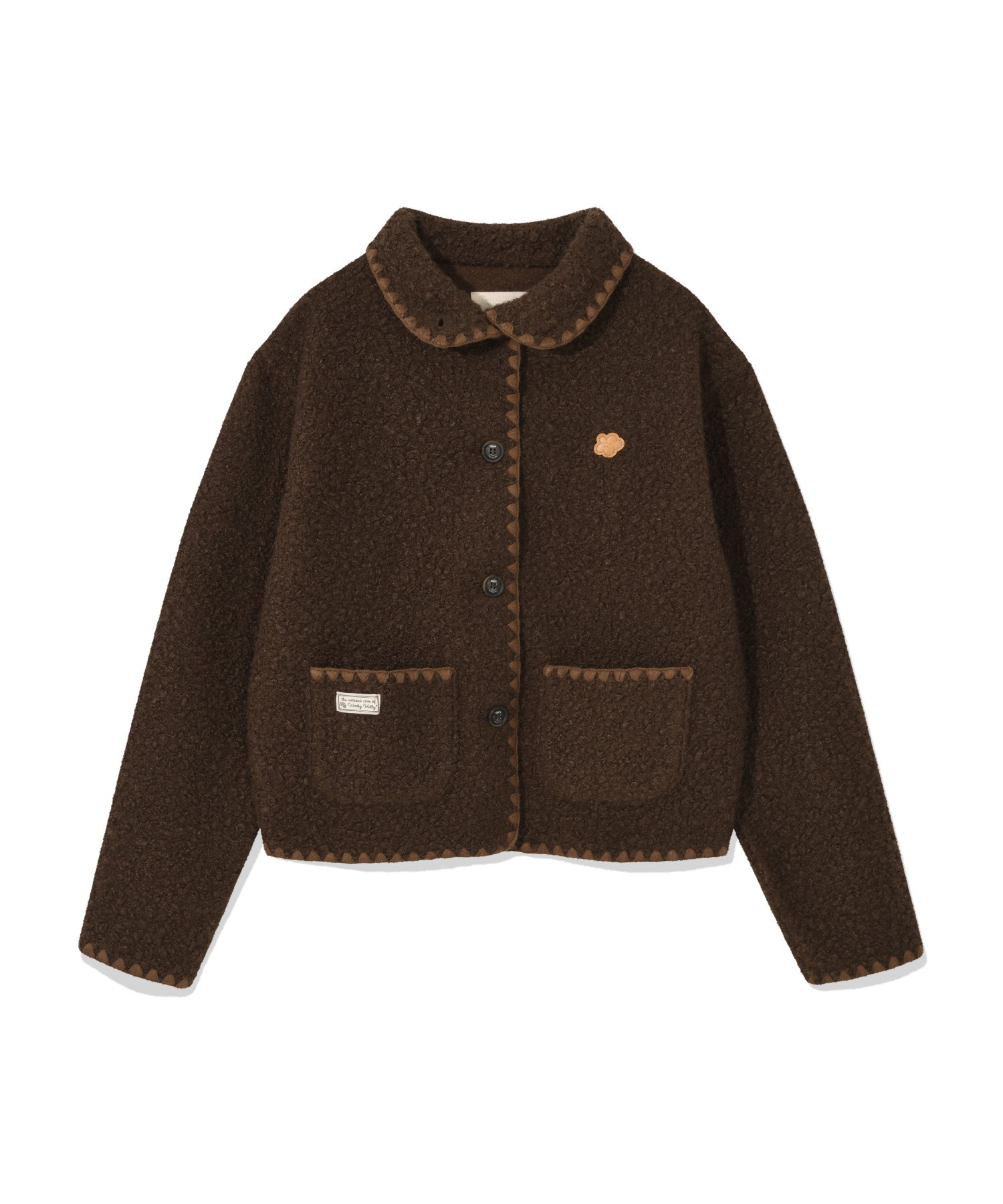 WACKY WILLY Women's Shearling-Stitch Jacket