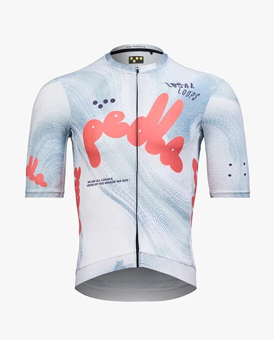 Pedla  男款車衣Local Loops Classic Jersey Bubble Pearl 珍珠白