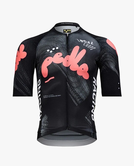 Pedla  男款車衣Local Loops Pro Pursuit 2.0 Jersey Bubble Pink 黑