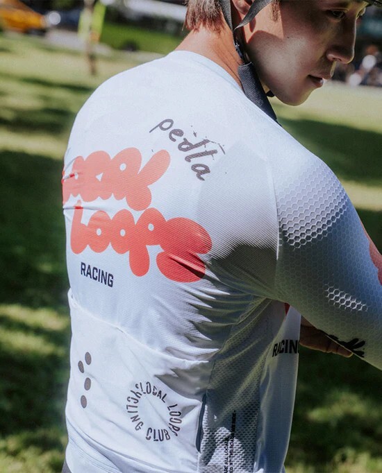 Pedla  男款車衣Local Loops Pro Pursuit 2.0 Jersey Bubble White 白