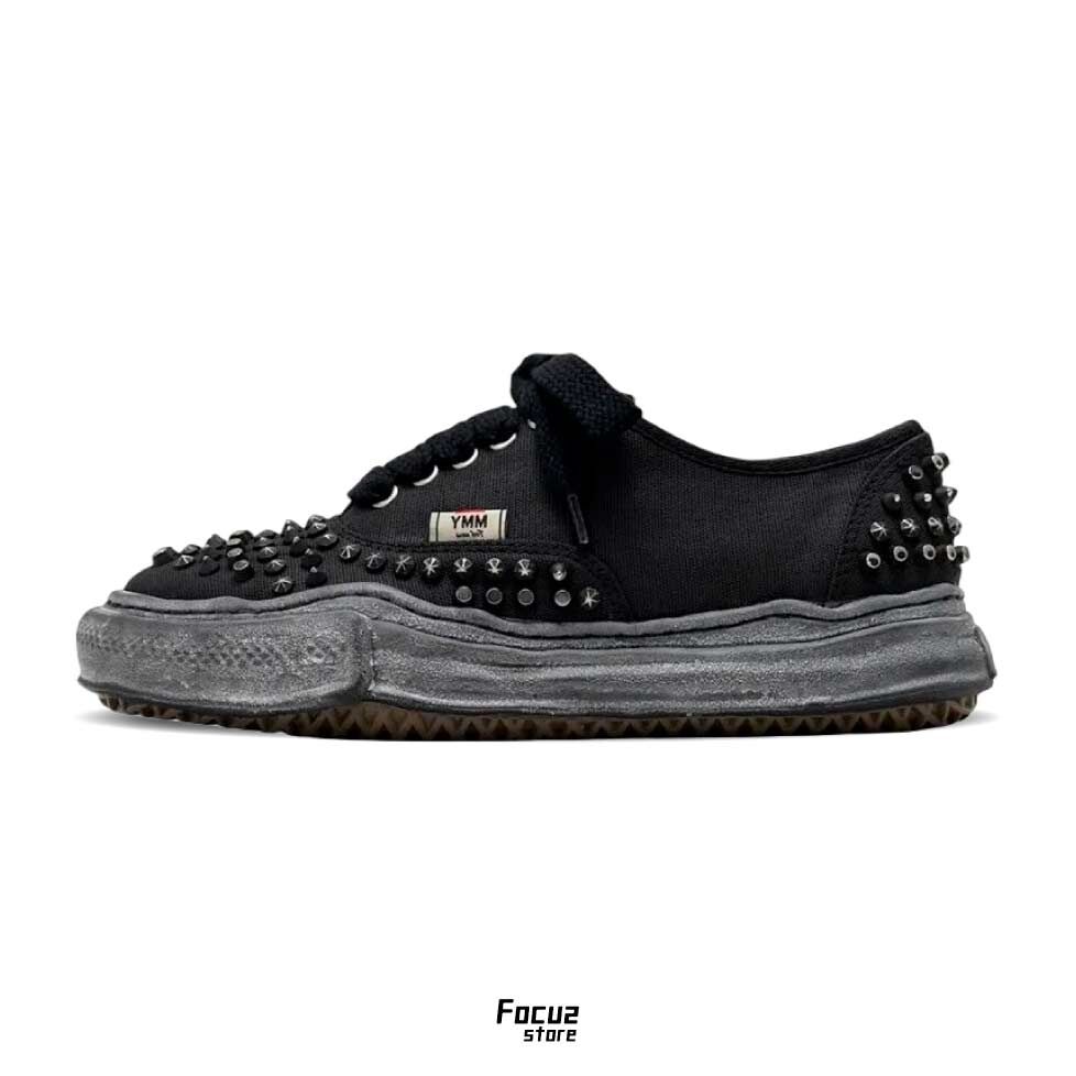 【Focus Store】部分現貨 Maison MIHARA YASUHIRO Baker OG Sole Studded Canvas Low-top Sneaker "Black" 鉚釘款 黑色 A15FW733