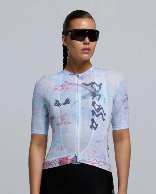 Pedla 女款車衣Lost In Nature RIDECAMO Training Jersey Fade 白