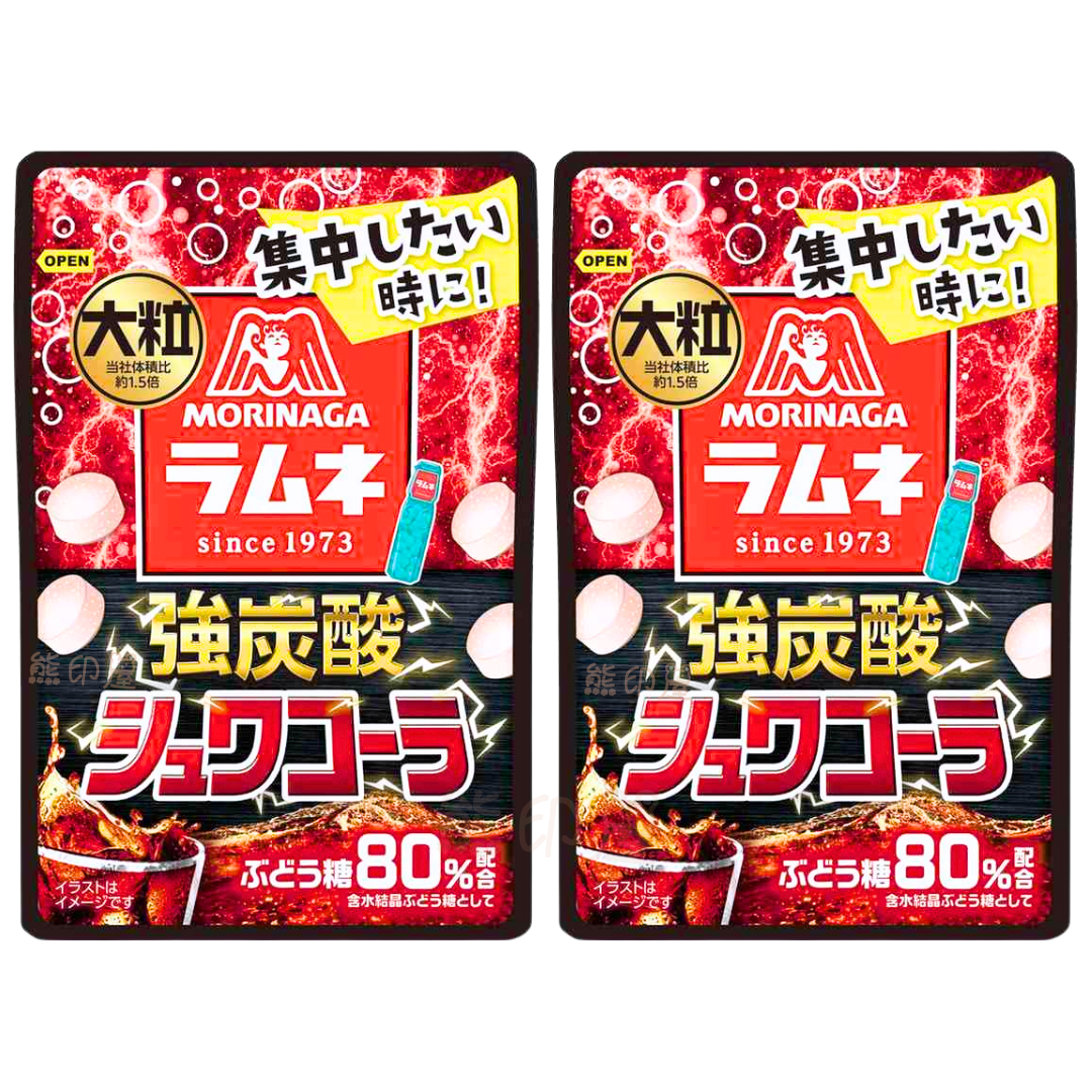 森永 大粒可樂味波子汽水糖 強炭酸 25G X 2 到期日 2026-6-30