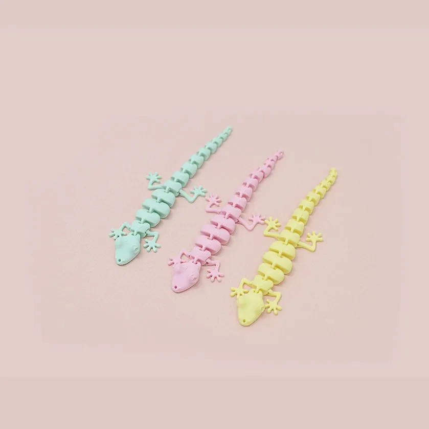 壁虎逗貓頭（顏色隨機）