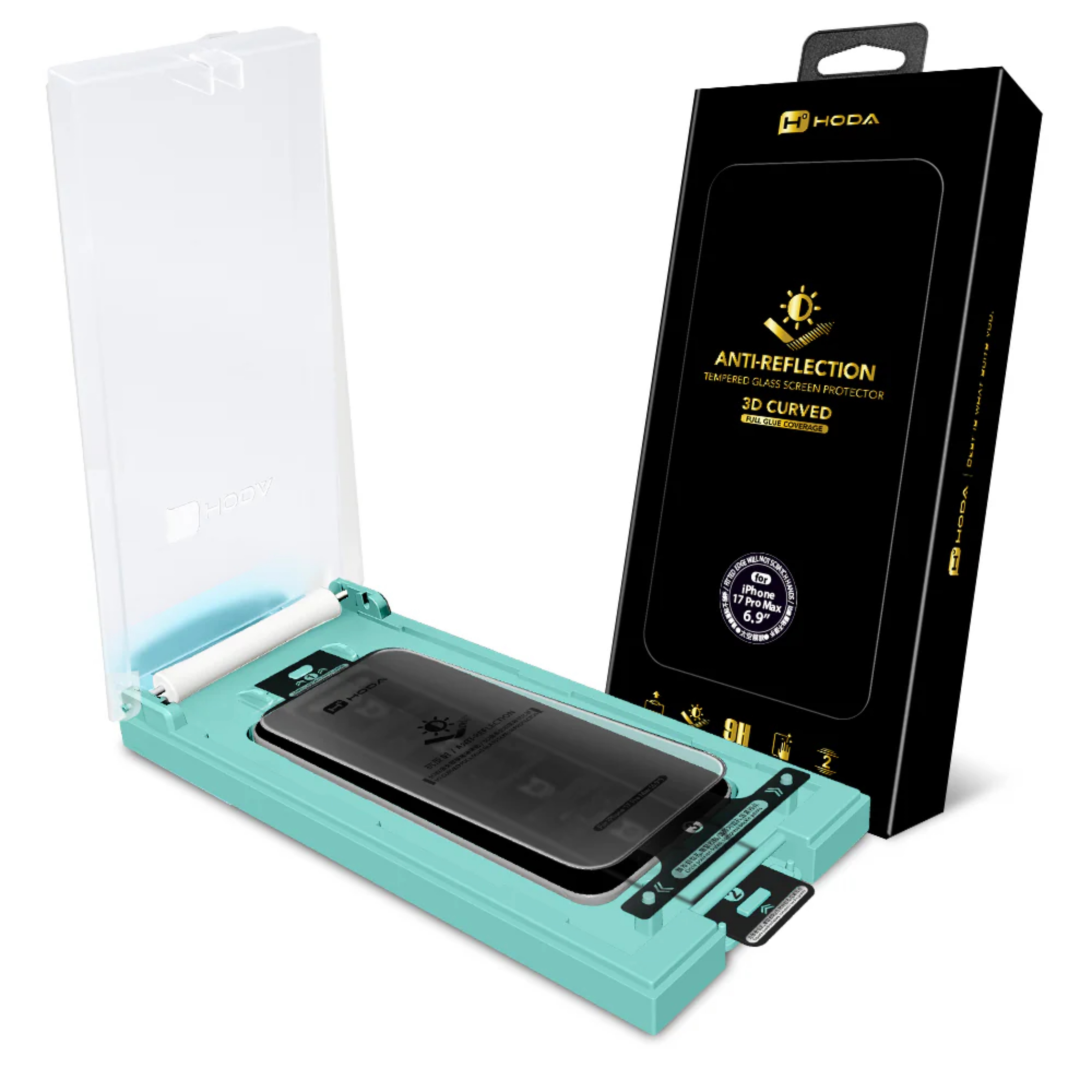 Hoda iPhone 17 系列 3D AR 高清玻璃螢幕保護貼