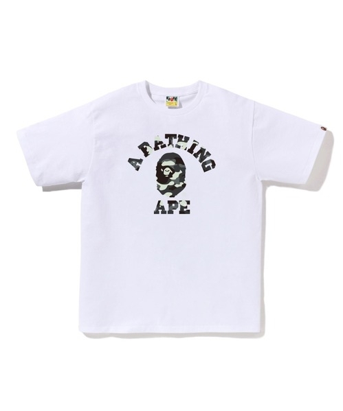 A BATHING APE BAPE CITY CAMO COLLEGE TEE 猿人 迷彩 夜光 黑/白 短T 2色