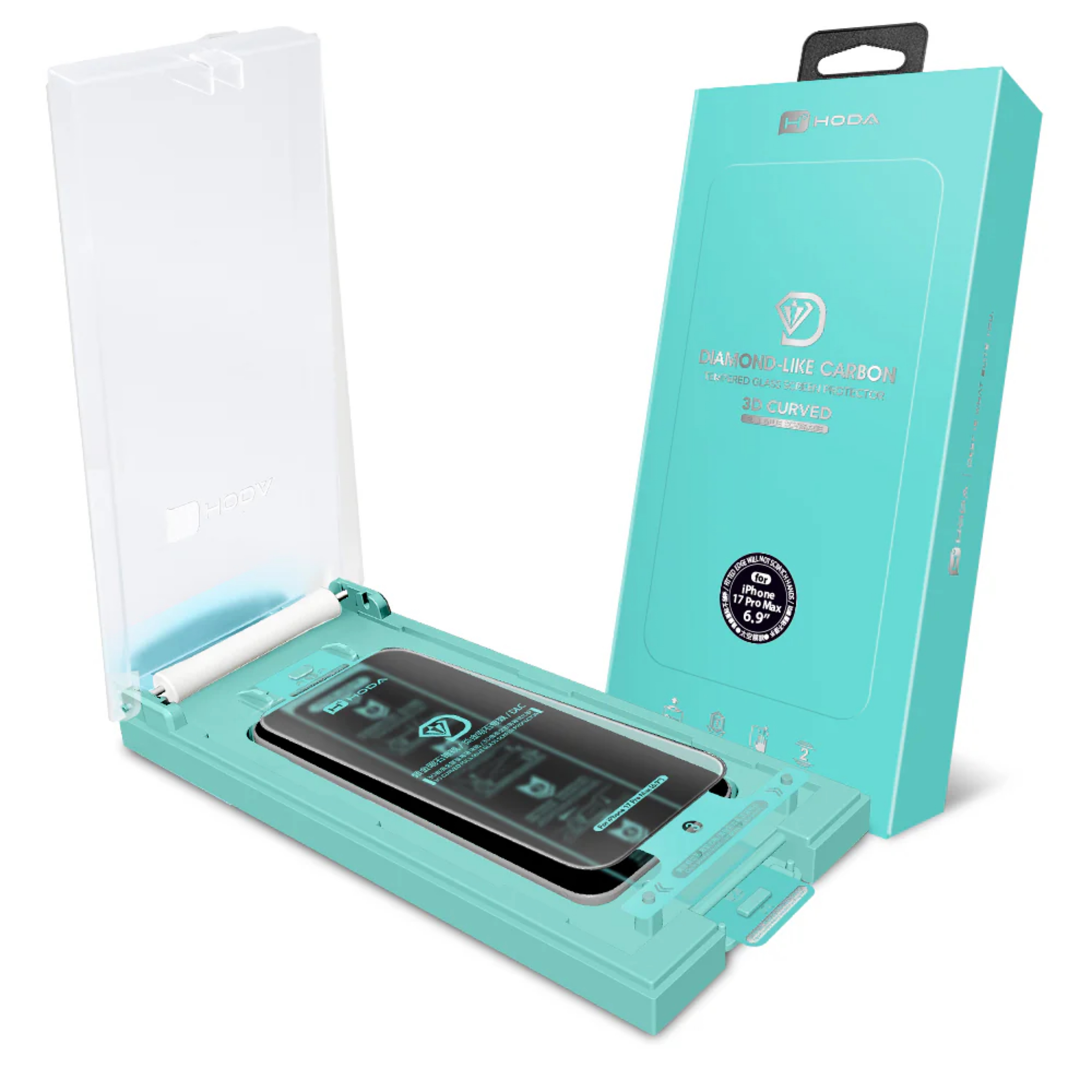 Hoda iPhone 17 系列 3D DLC類鑽石玻璃螢幕保護貼