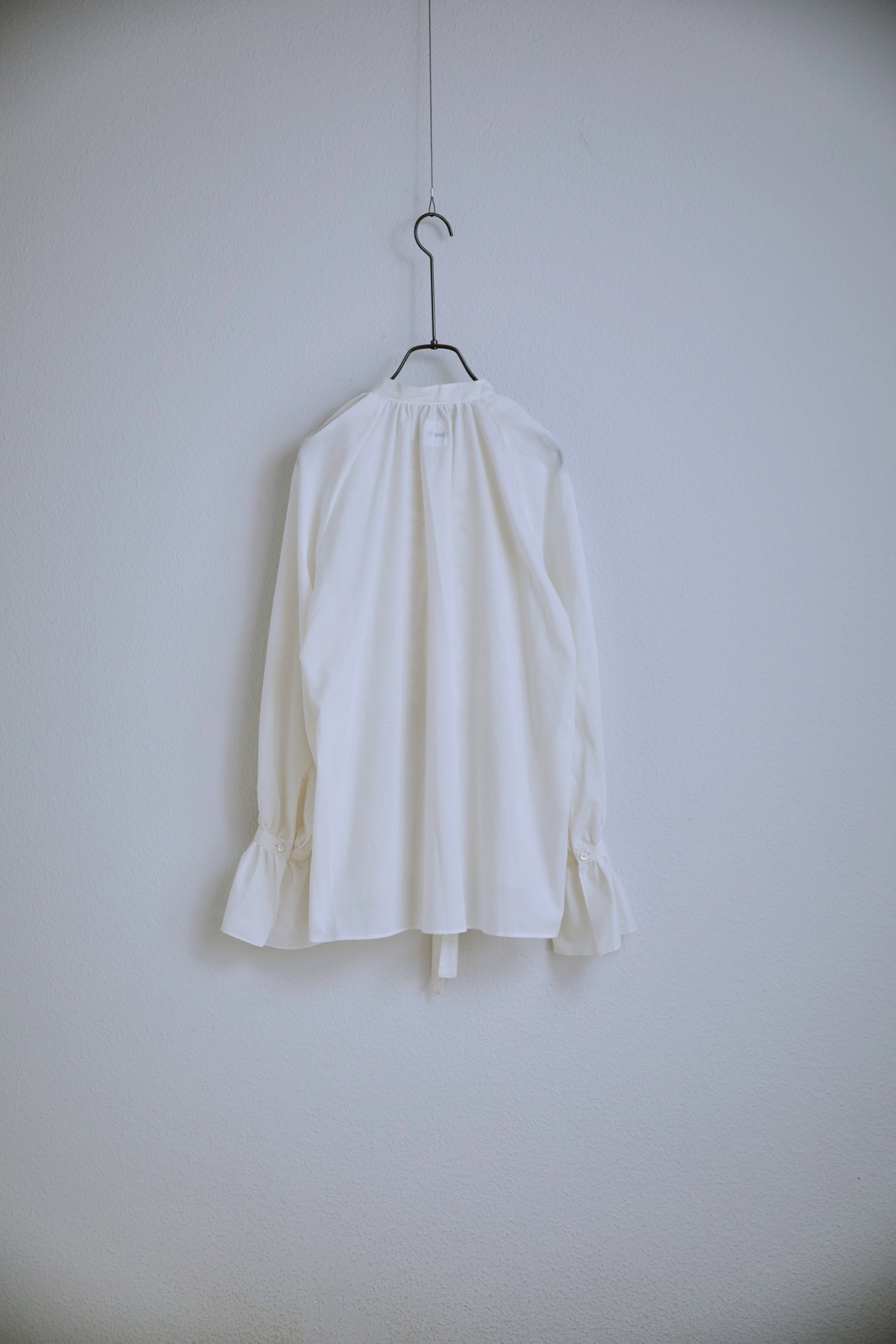 bisown cotton silk randam tuck blouse 【公式通販】