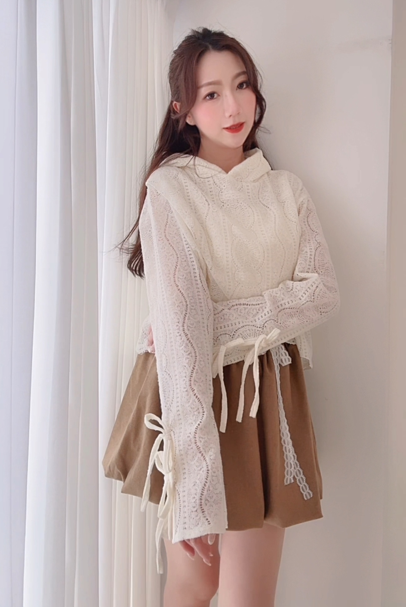 *BJ2 MADE SERIES* CRÈME DE LUNE LACE WHISPER HOODIE 🤍 LIVE 1011