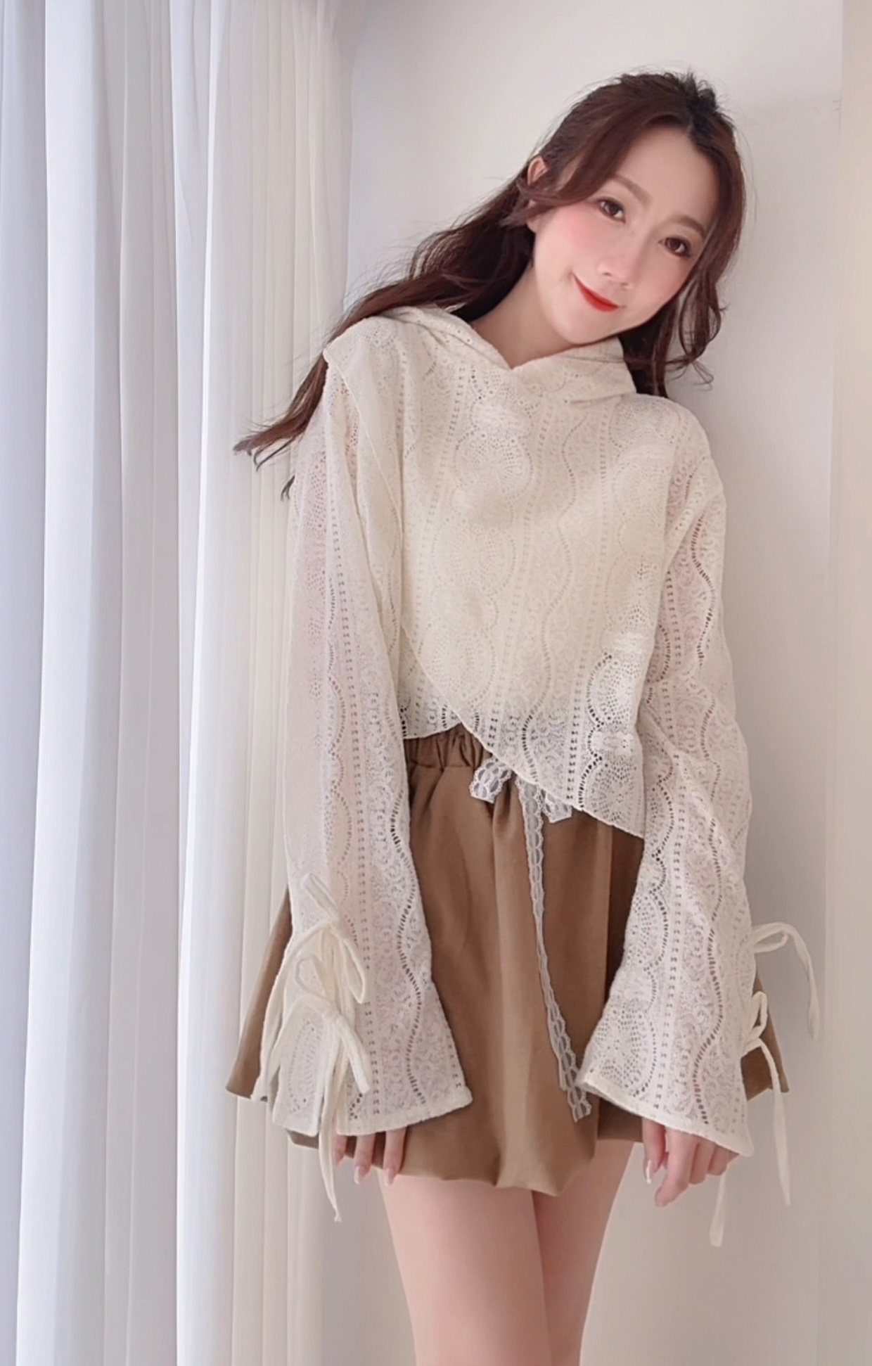 *BJ2 MADE SERIES* CRÈME DE LUNE LACE WHISPER HOODIE 🤍 LIVE 1011