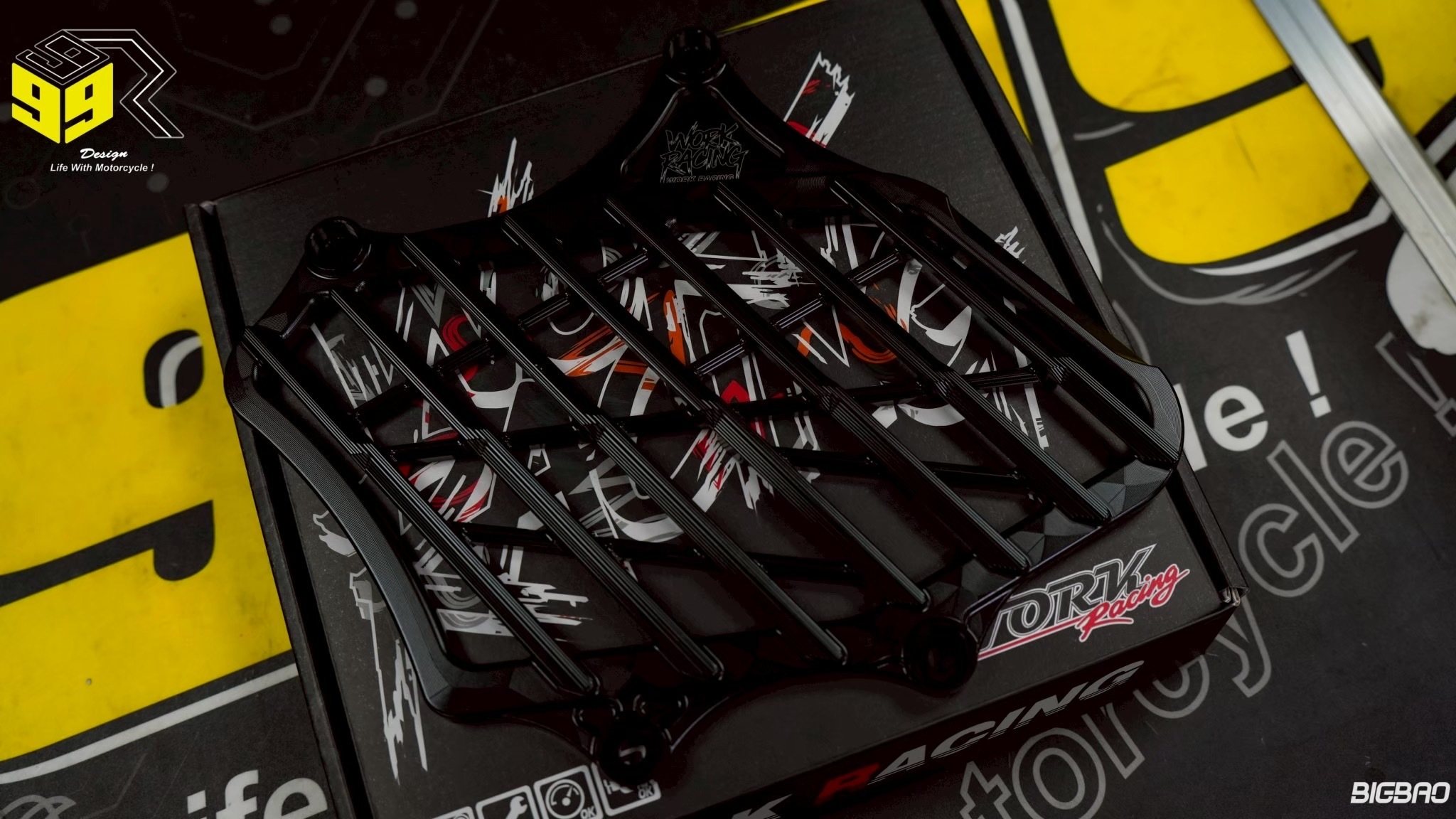 WORK-Racing 一體式水箱護罩