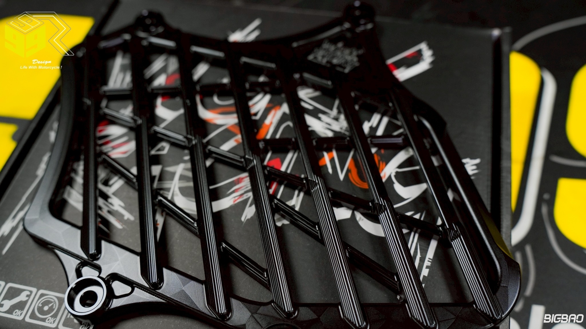 WORK-Racing 一體式水箱護罩