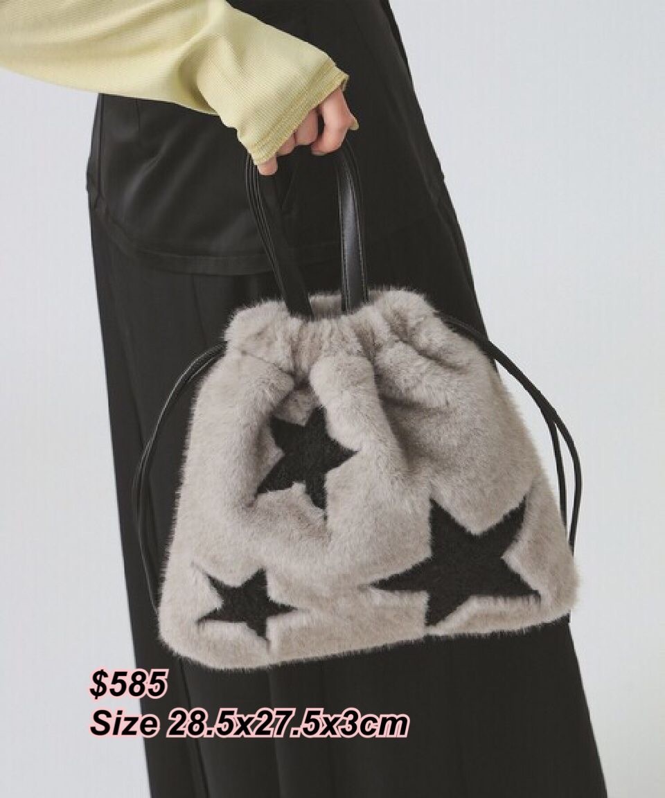 Ray beams 秋冬新款毛毛袋