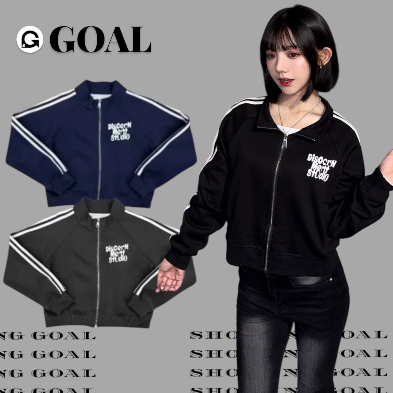 (GOAL) DCM 雙線短版外套 休閒外套  DCM-W69