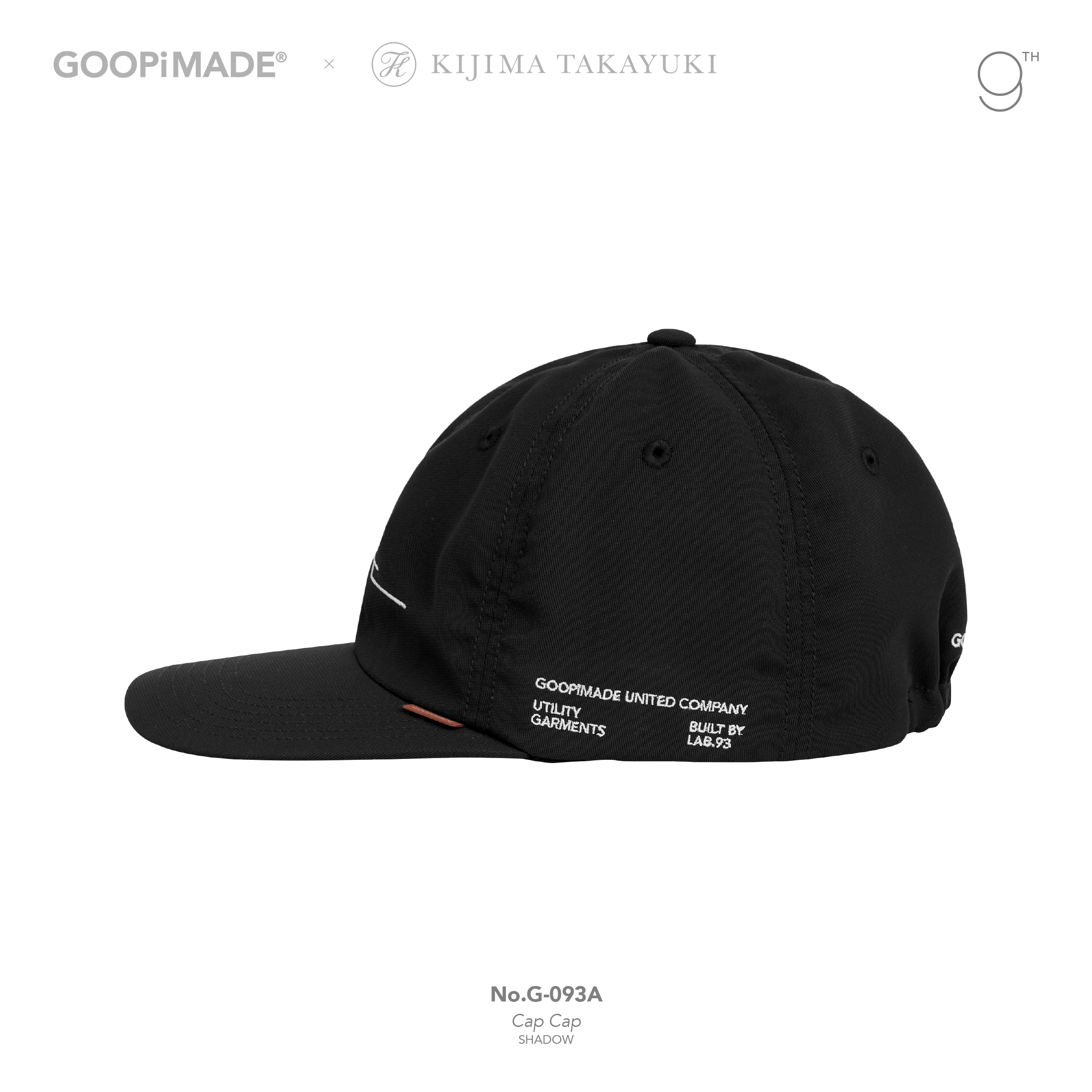 帽子 GOOPiMADE Project-G Utility Cap SHADOW No.G-093A Cap Cap - Shadow