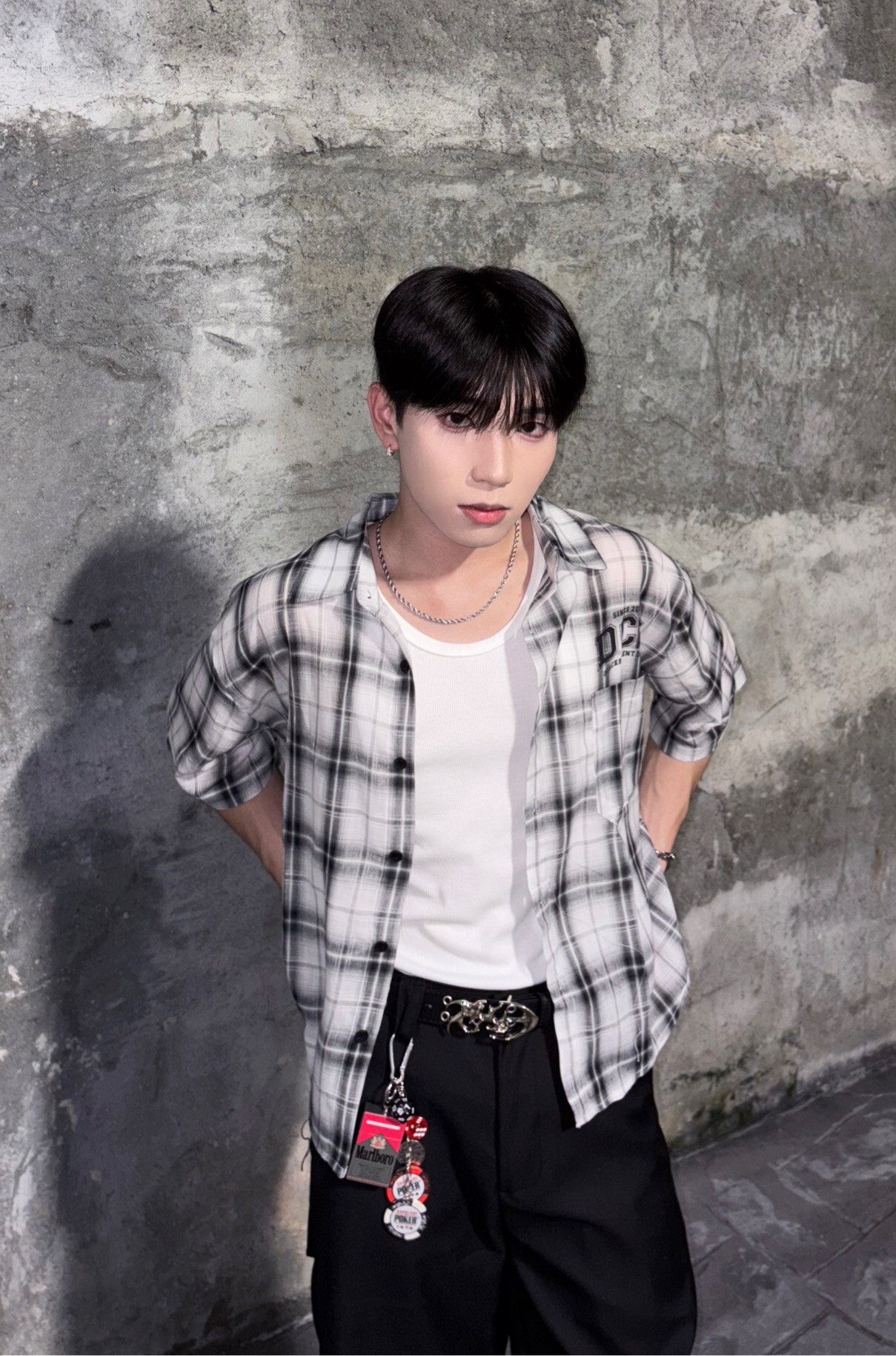 (GOAL) DCM BOXY 短寬 條紋短袖襯衫 男女款