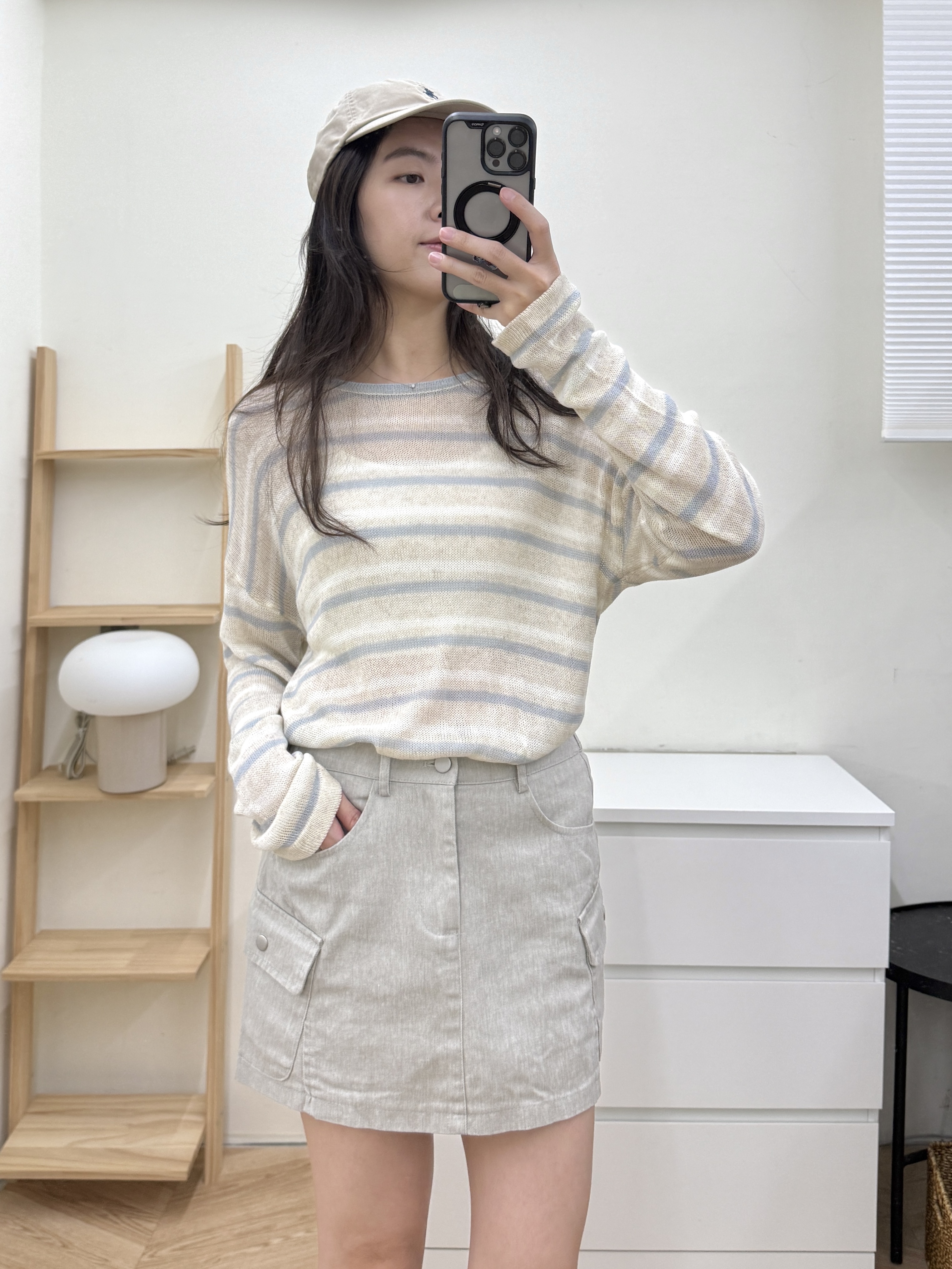 水洗工裝裙*2色