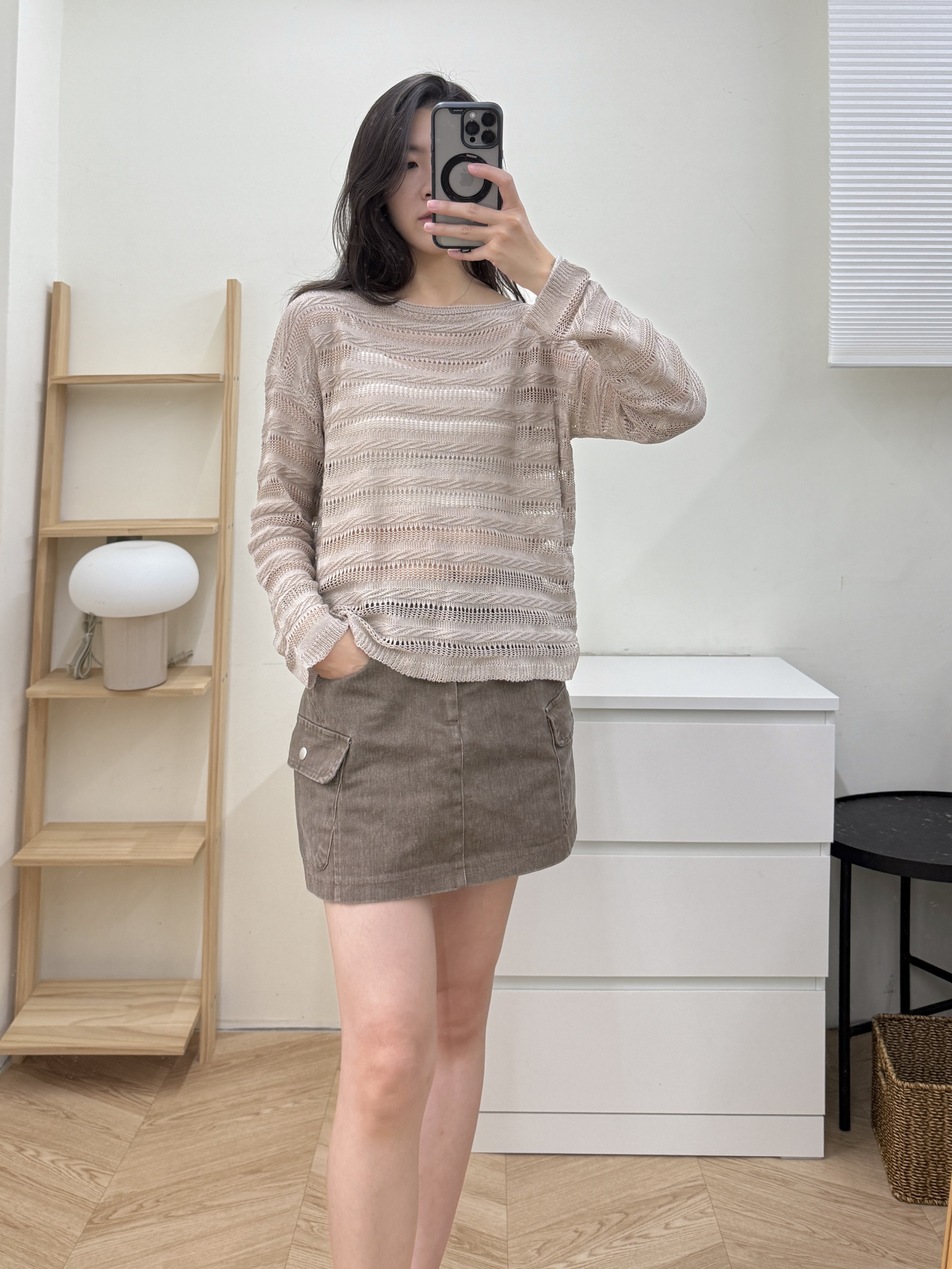 水洗工裝裙*3色