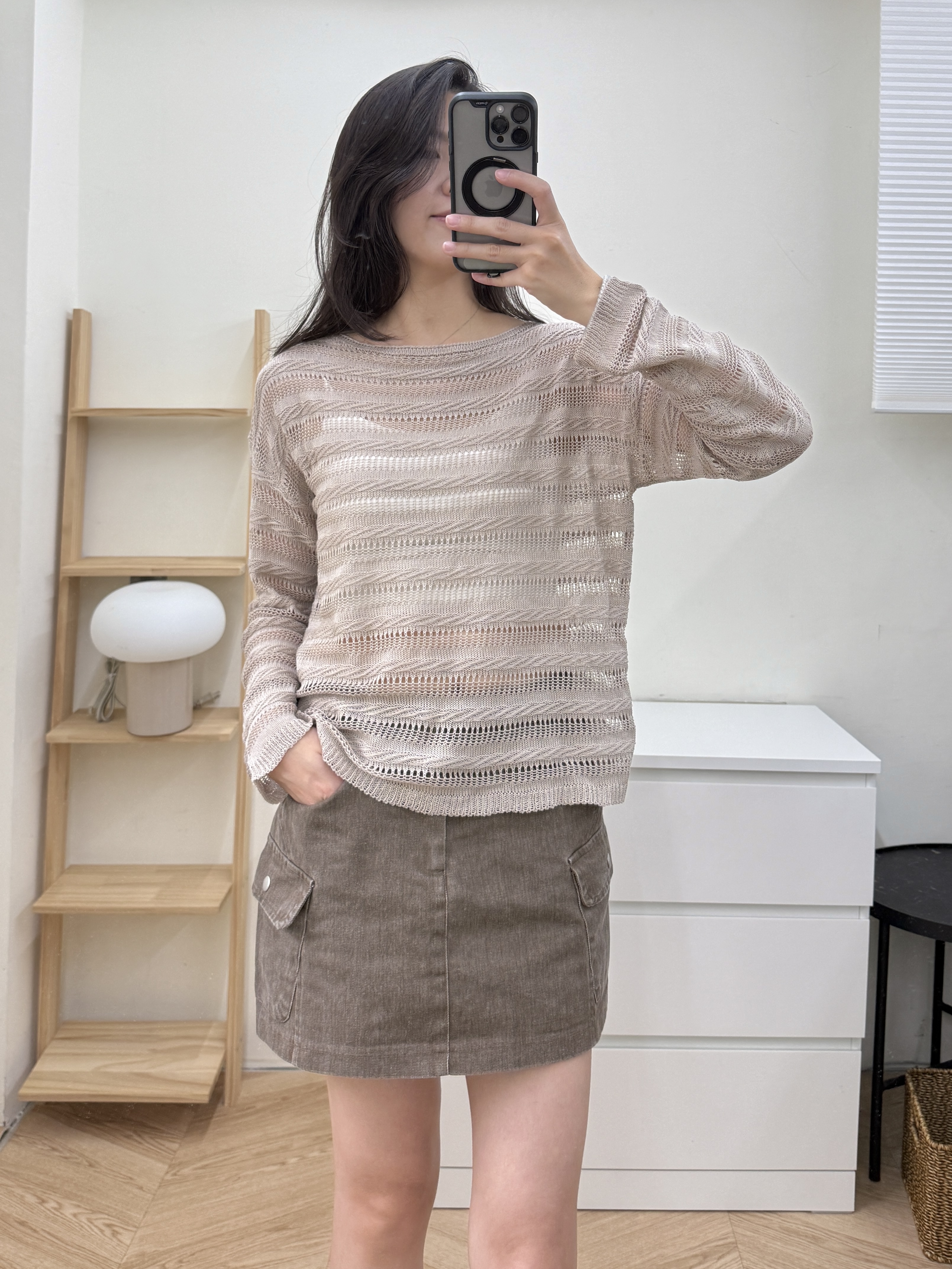 水洗工裝裙*3色