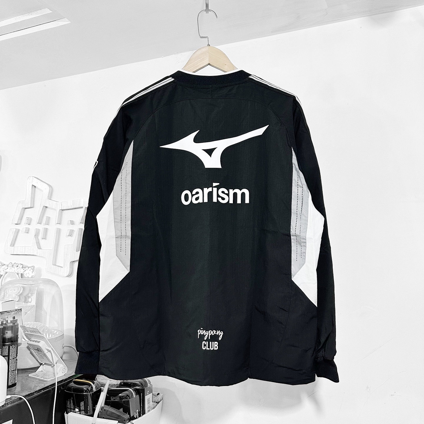 Mizuno x Oarism Black 聯名款 寬鬆 柯克船長 復古足球衣
