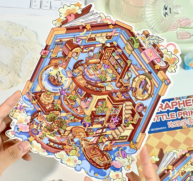 October Series 3.0 — Little Prince Decorative Scene Stickers