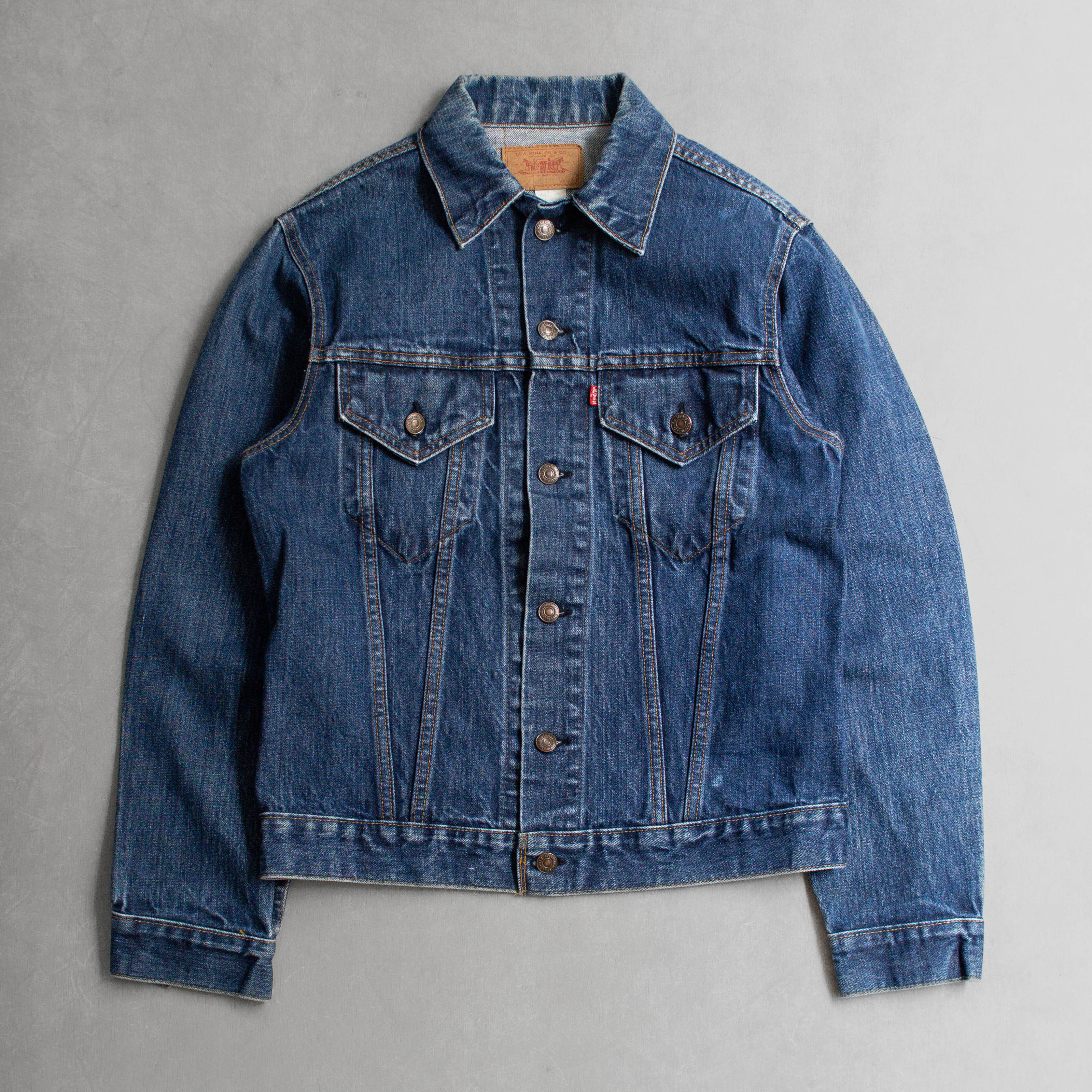 70-80S LEVIS DENIM JACKET 美國製 深藍 丹寧 牛仔 長袖 外套 夾克
